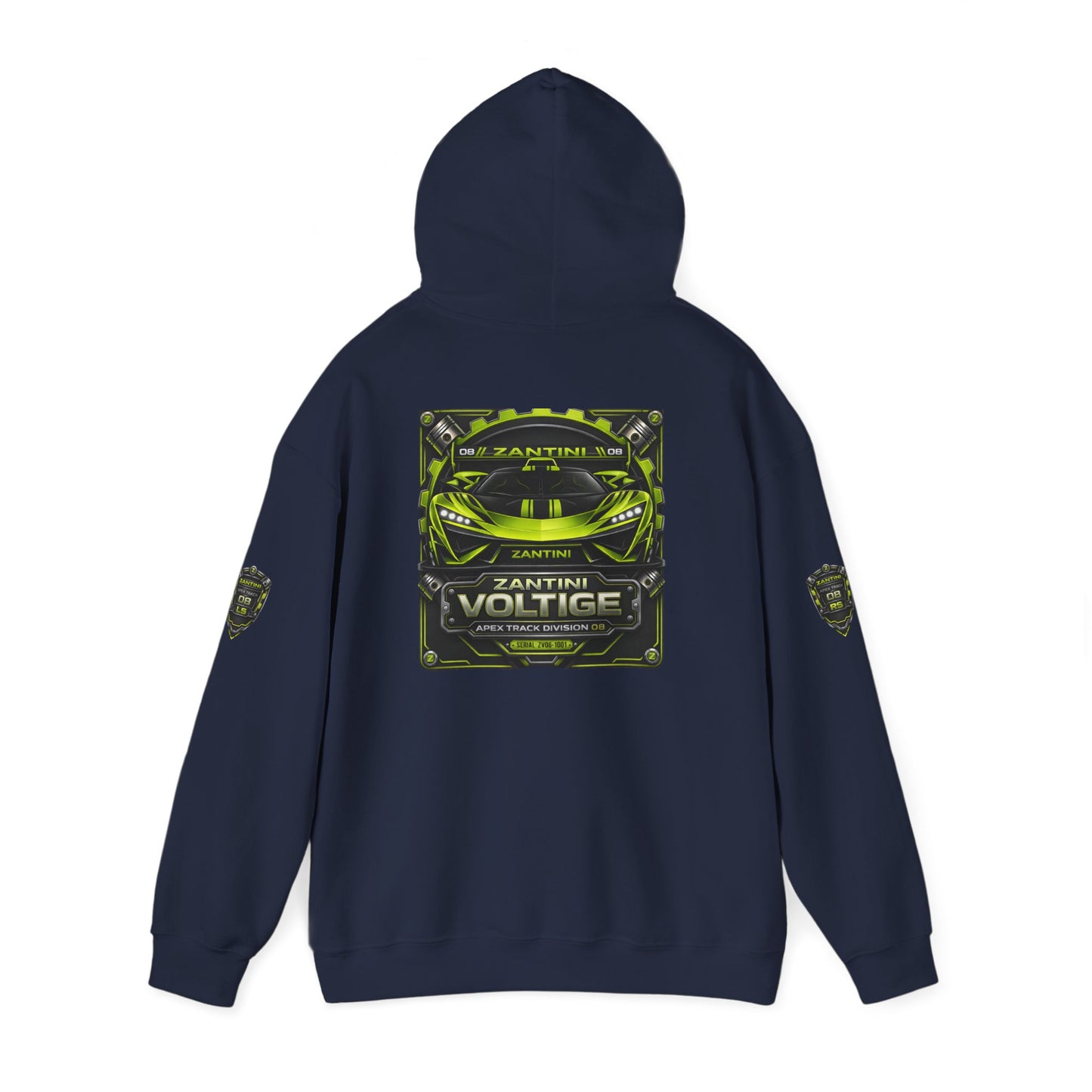 Zantini Voltige Apex Track Division Hoodie | Hypercar Streetwear | Motorsport Performance Hoodie