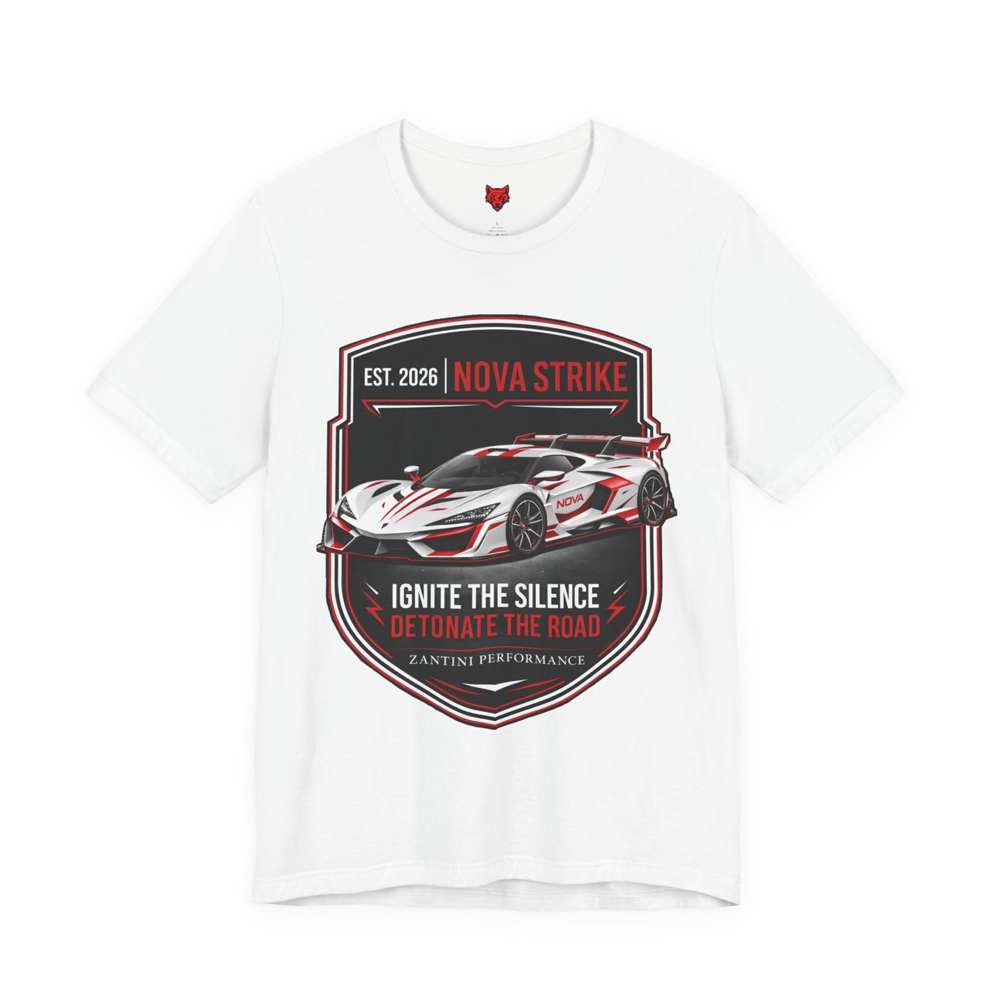 Nova Strike Hypercar T Shirt Zantini Racing Streetwear Motorsport Graphic Tee
