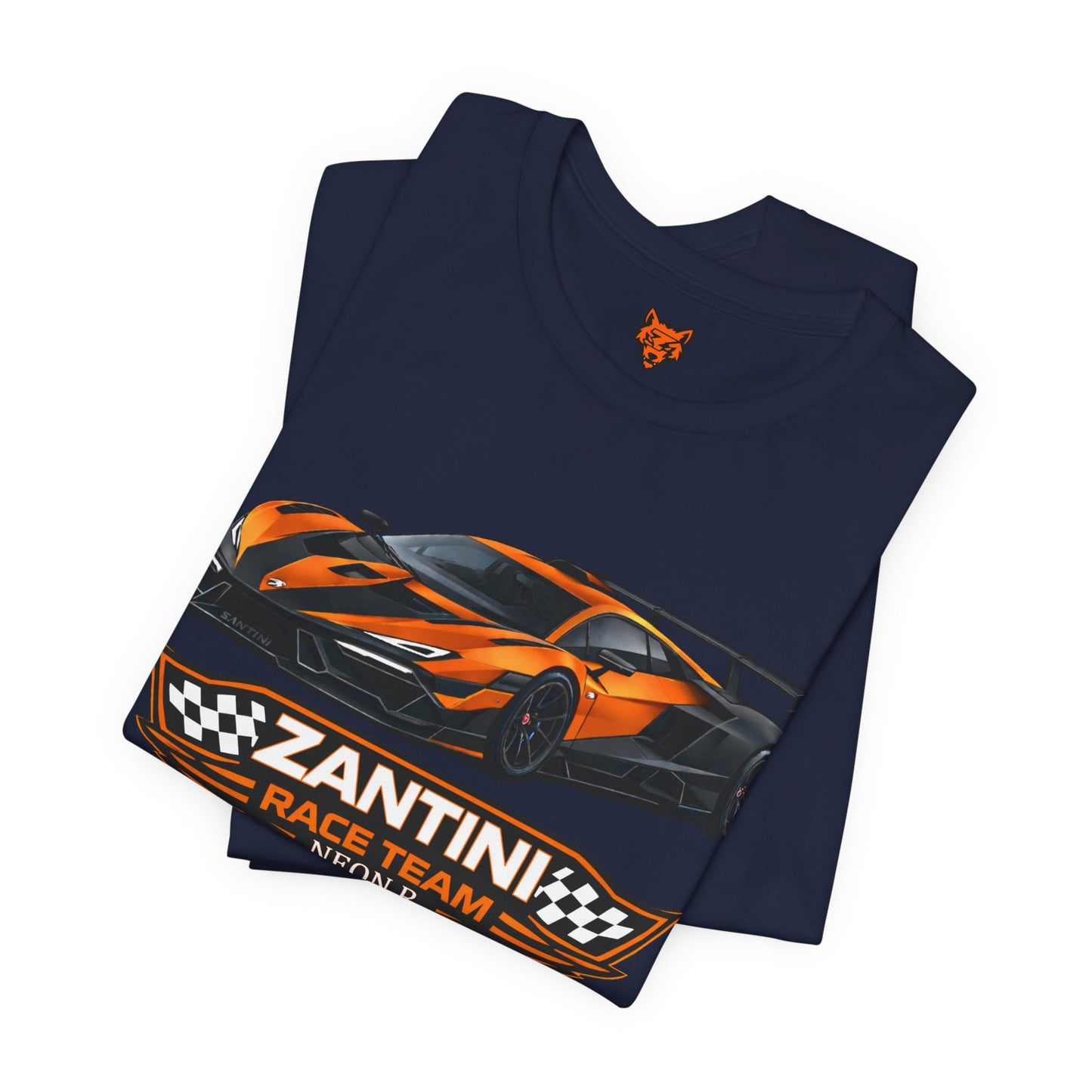 ZANTINI Neon R Supercar T-Shirt – Premium Racing Streetwear Graphic Tee