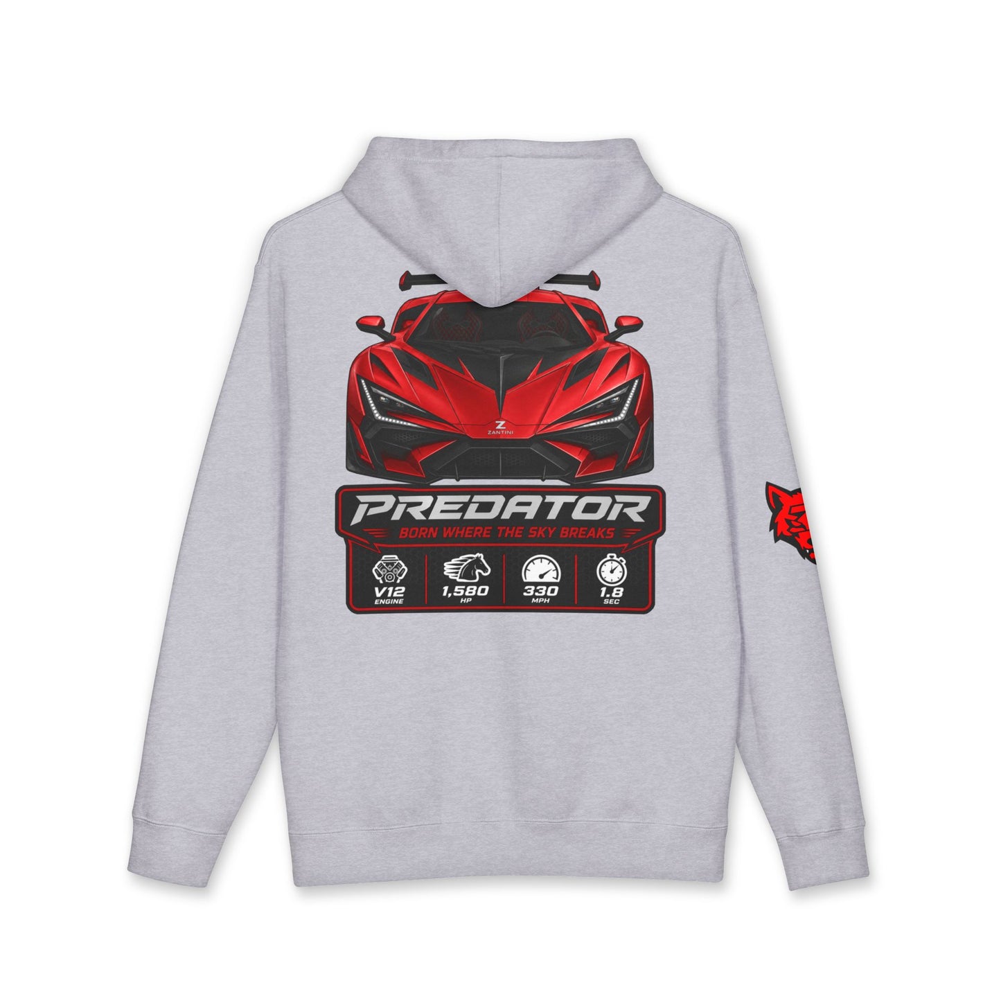 ZANTINI Predator TS-38 Hoodie — Luxury Motorsport Streetwear