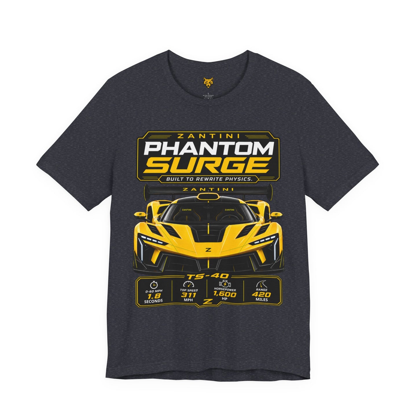 ZANTINI Phantom Surge TS-40 Hypercar T-Shirt