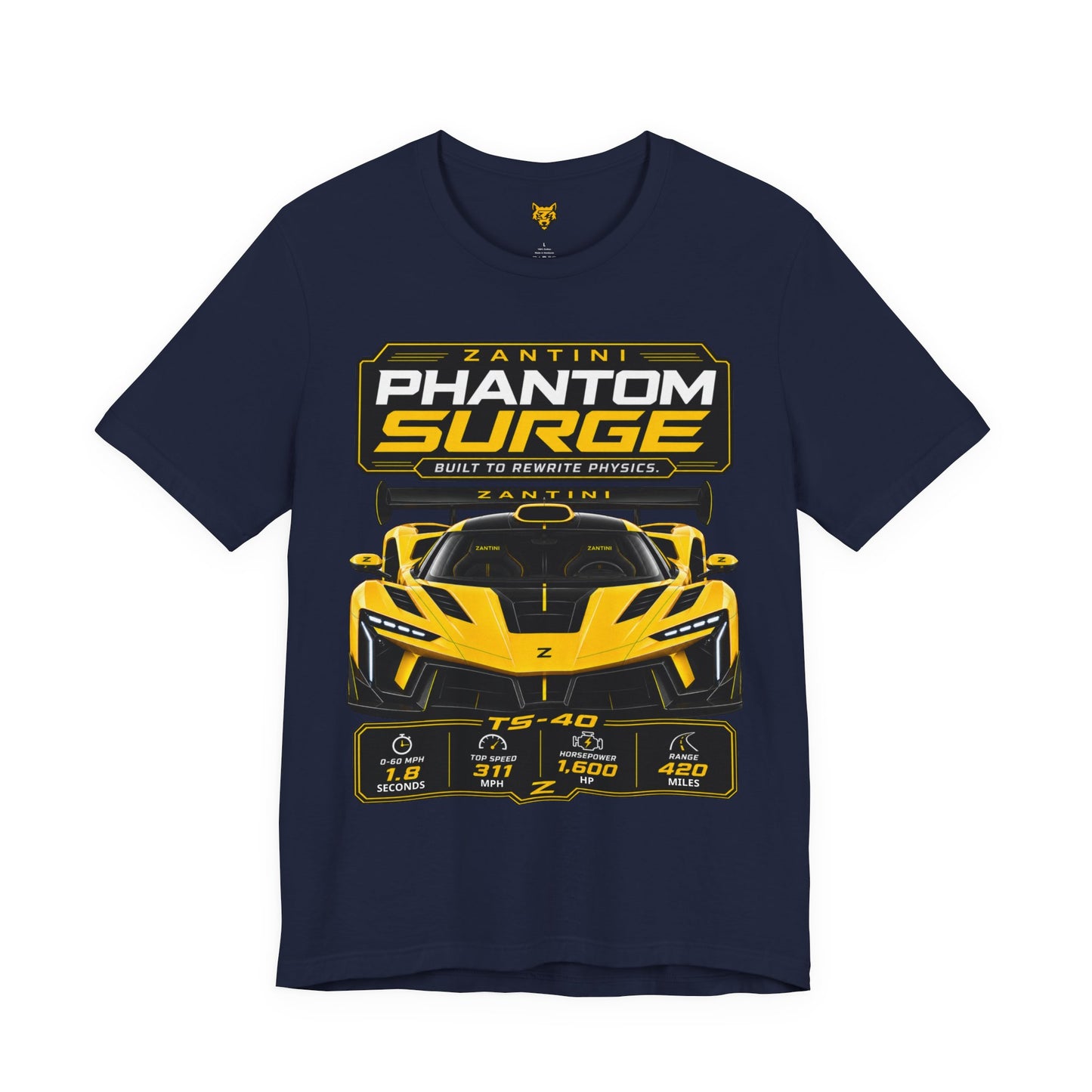 ZANTINI Phantom Surge TS-40 Hypercar T-Shirt