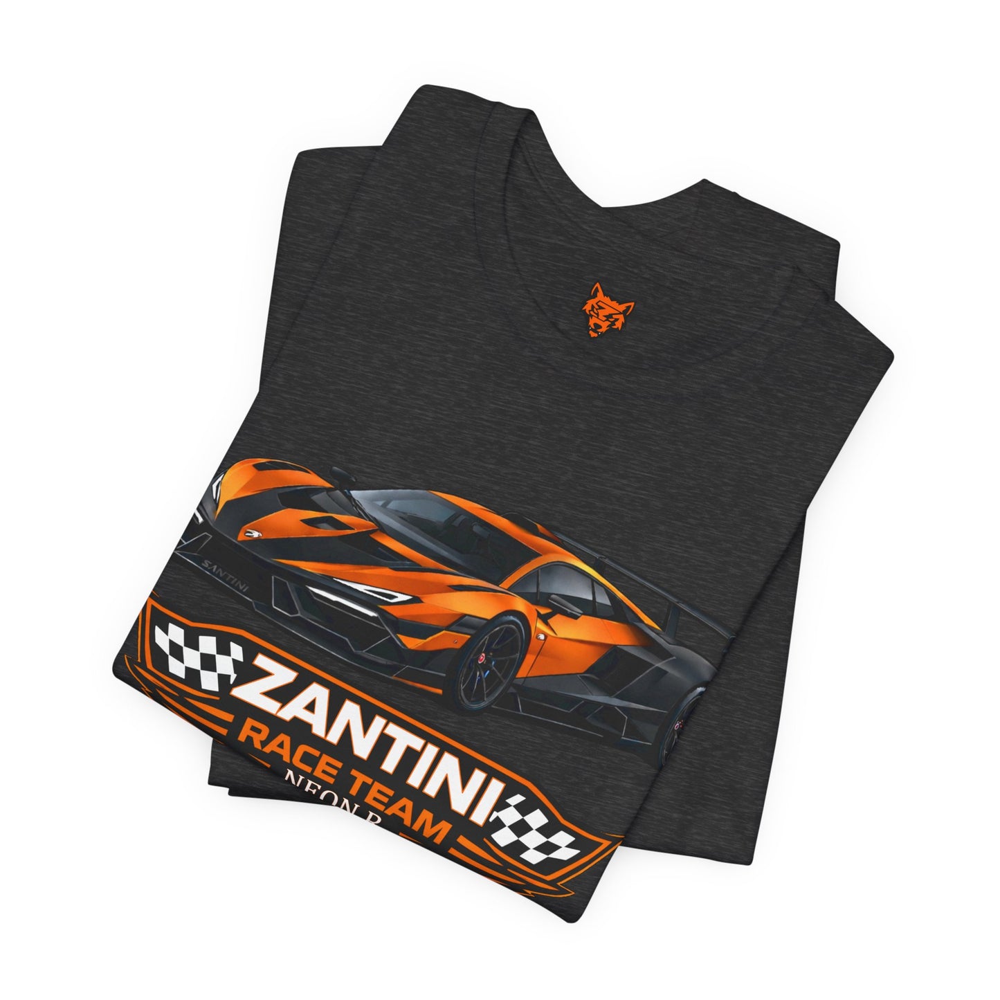 ZANTINI Neon R Supercar T-Shirt – Premium Racing Streetwear Graphic Tee