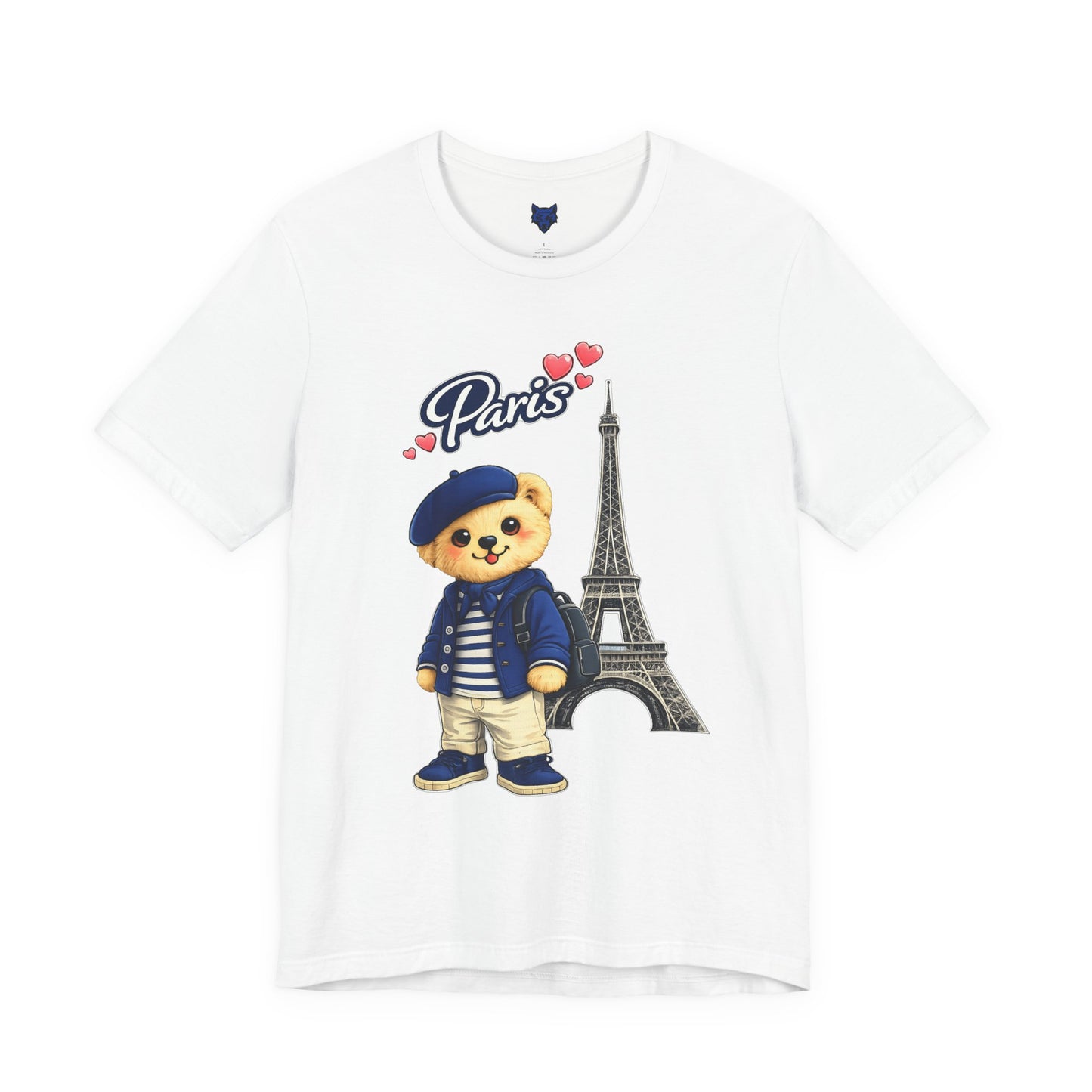 Paris Teddy Bear Shirt – Cute Paris Graphic Tee – Eiffel Tower Travel Shirt – French Bear T-Shirt – Paris Lover Gift