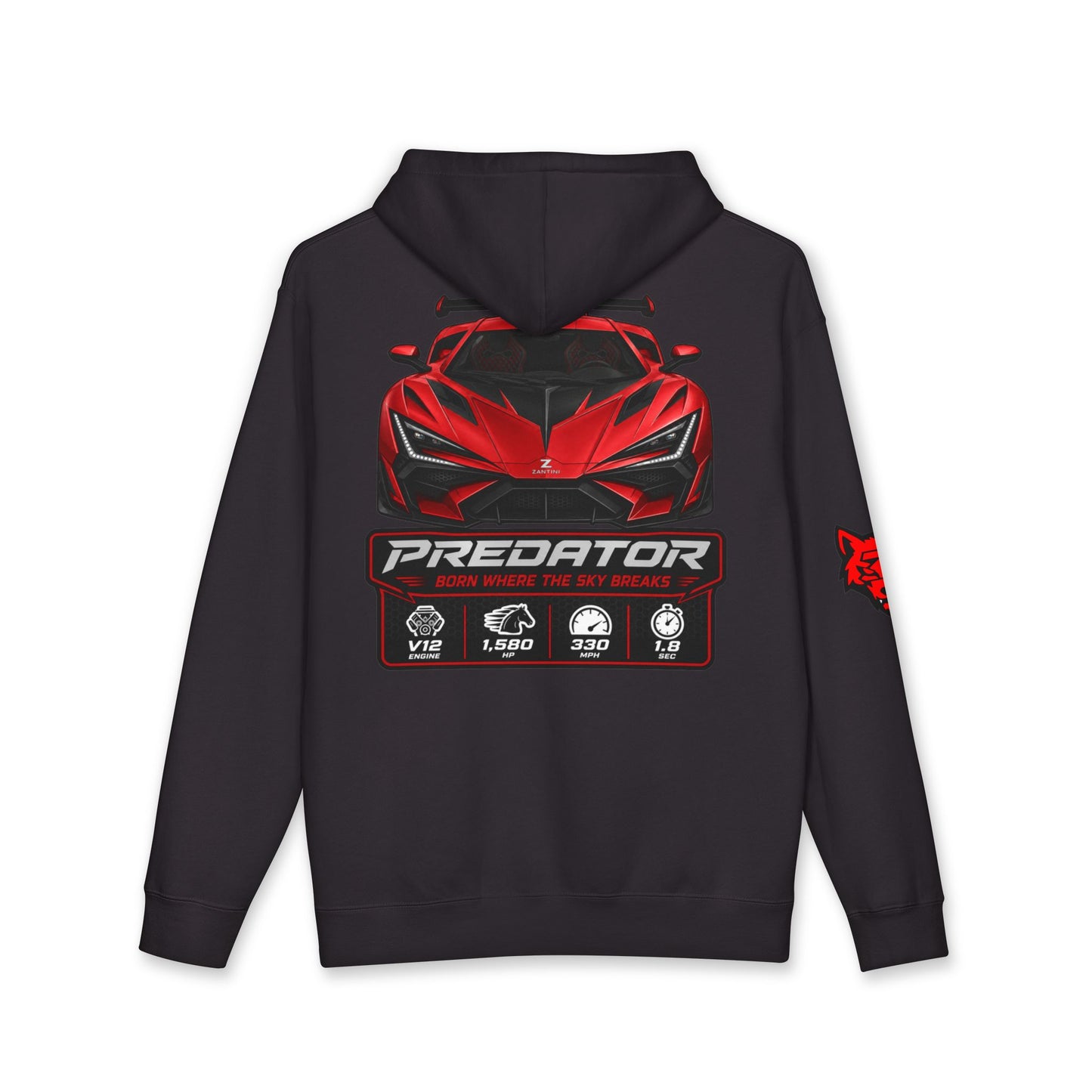 ZANTINI Predator TS-38 Hoodie — Luxury Motorsport Streetwear
