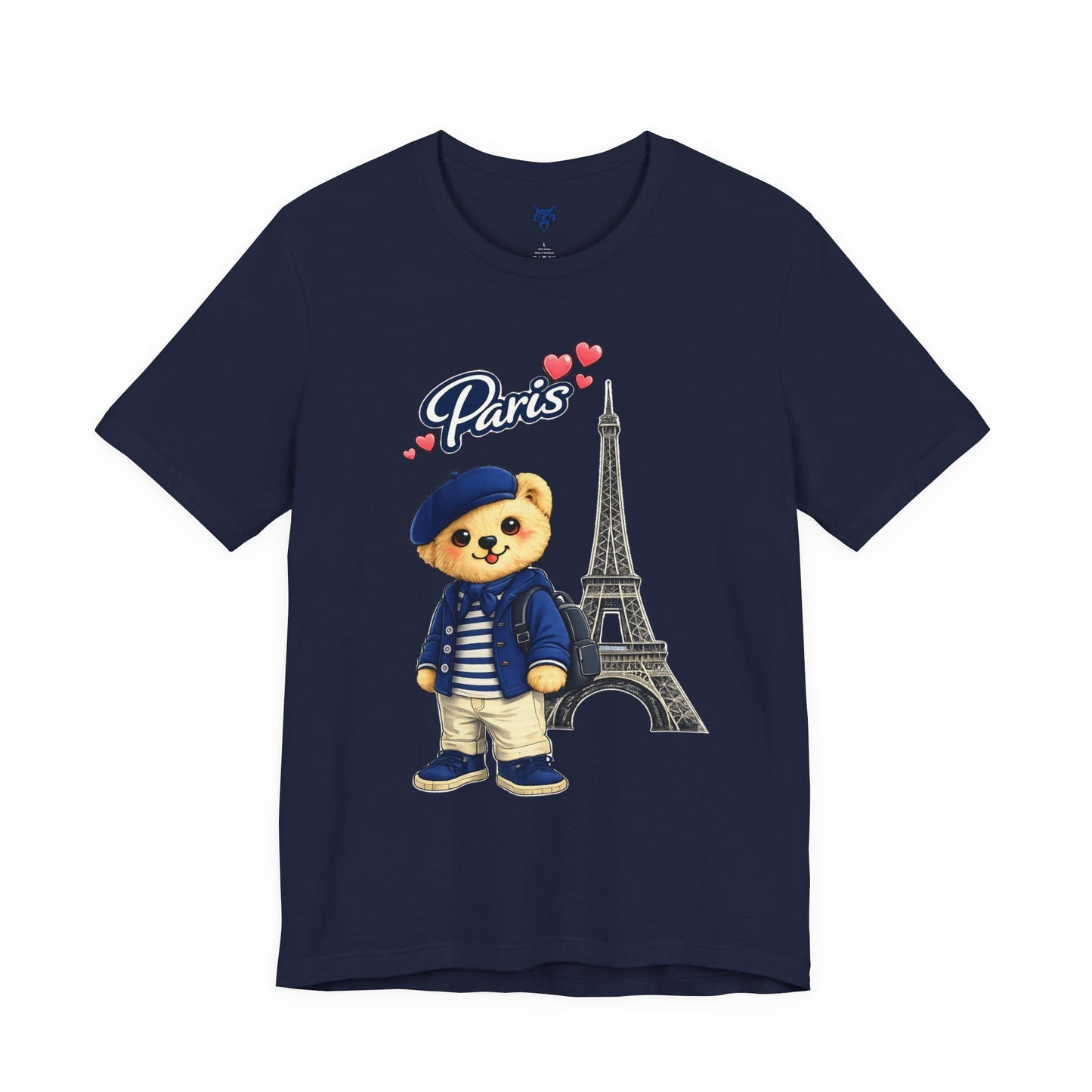 Paris Teddy Bear Shirt – Cute Paris Graphic Tee – Eiffel Tower Travel Shirt – French Bear T-Shirt – Paris Lover Gift