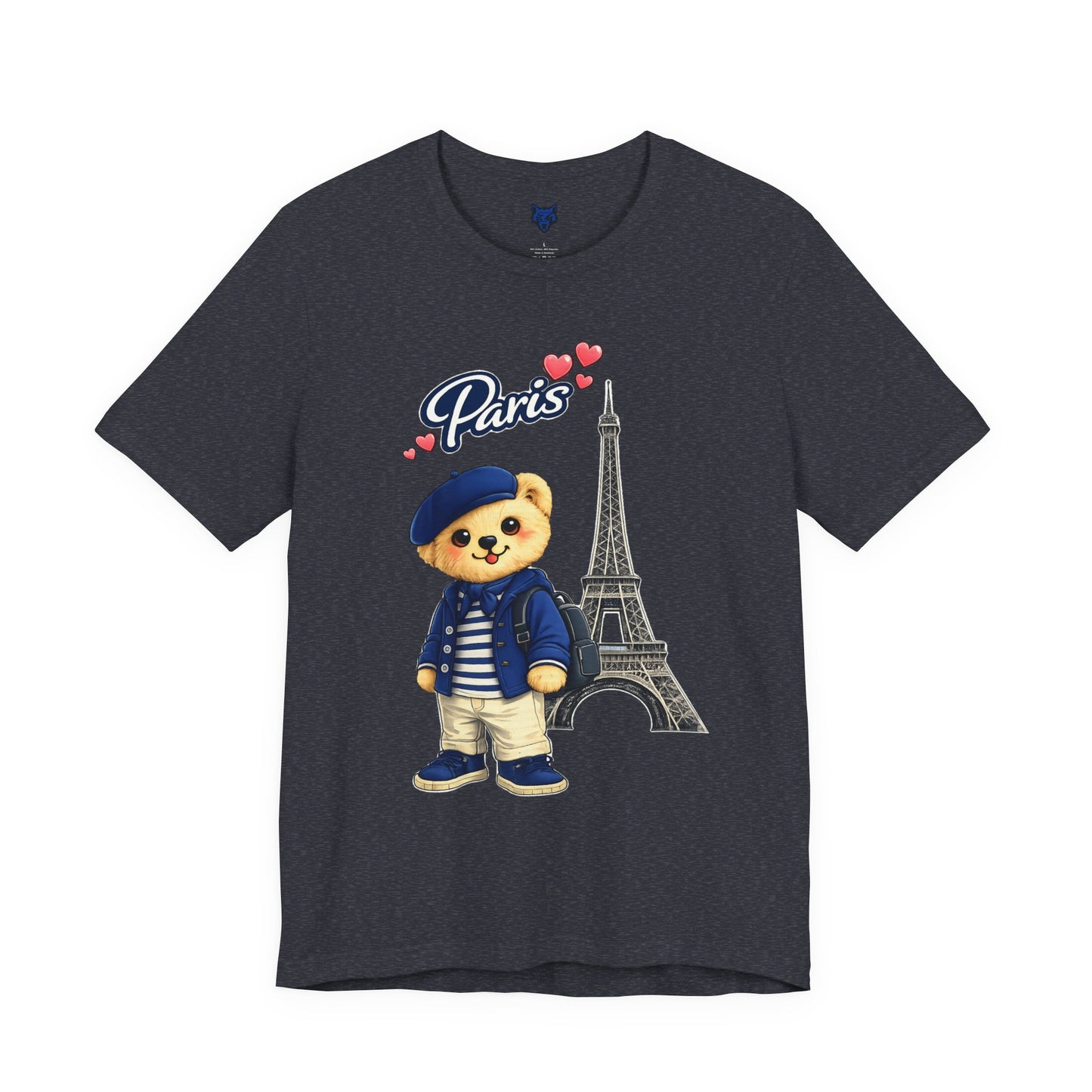 Paris Teddy Bear Shirt – Cute Paris Graphic Tee – Eiffel Tower Travel Shirt – French Bear T-Shirt – Paris Lover Gift