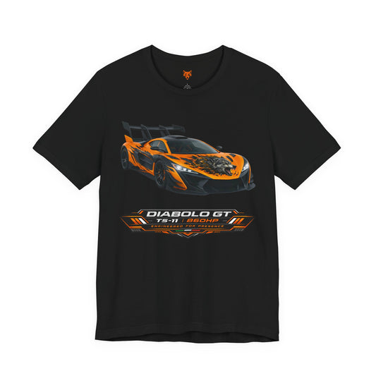 Zantini Diabolo GT TS-11 Shirt | 860HP Supercar Graphic Tee | Motorsport Streetwear