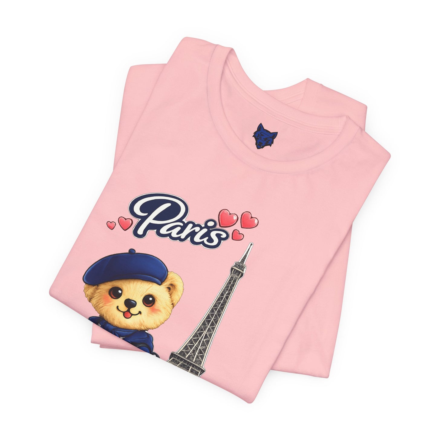 Paris Teddy Bear Shirt – Cute Paris Graphic Tee – Eiffel Tower Travel Shirt – French Bear T-Shirt – Paris Lover Gift