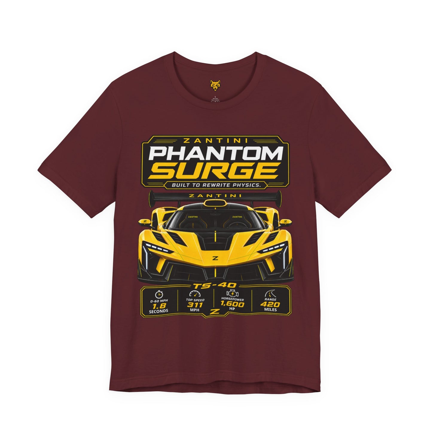 ZANTINI Phantom Surge TS-40 Hypercar T-Shirt
