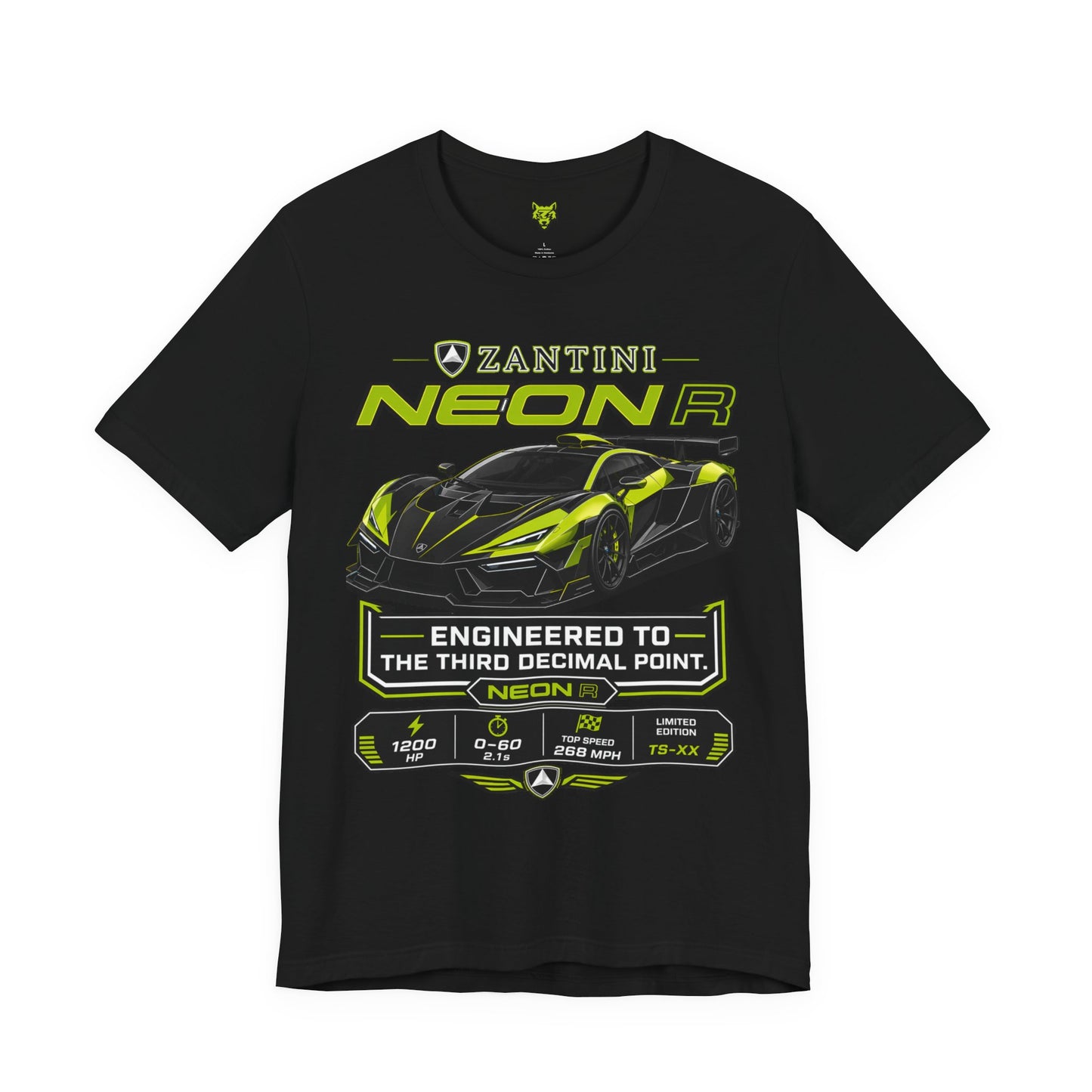 ZANTINI Neon R Motorsport Graphic T-Shirt – Engineered to the Third Decimal Point