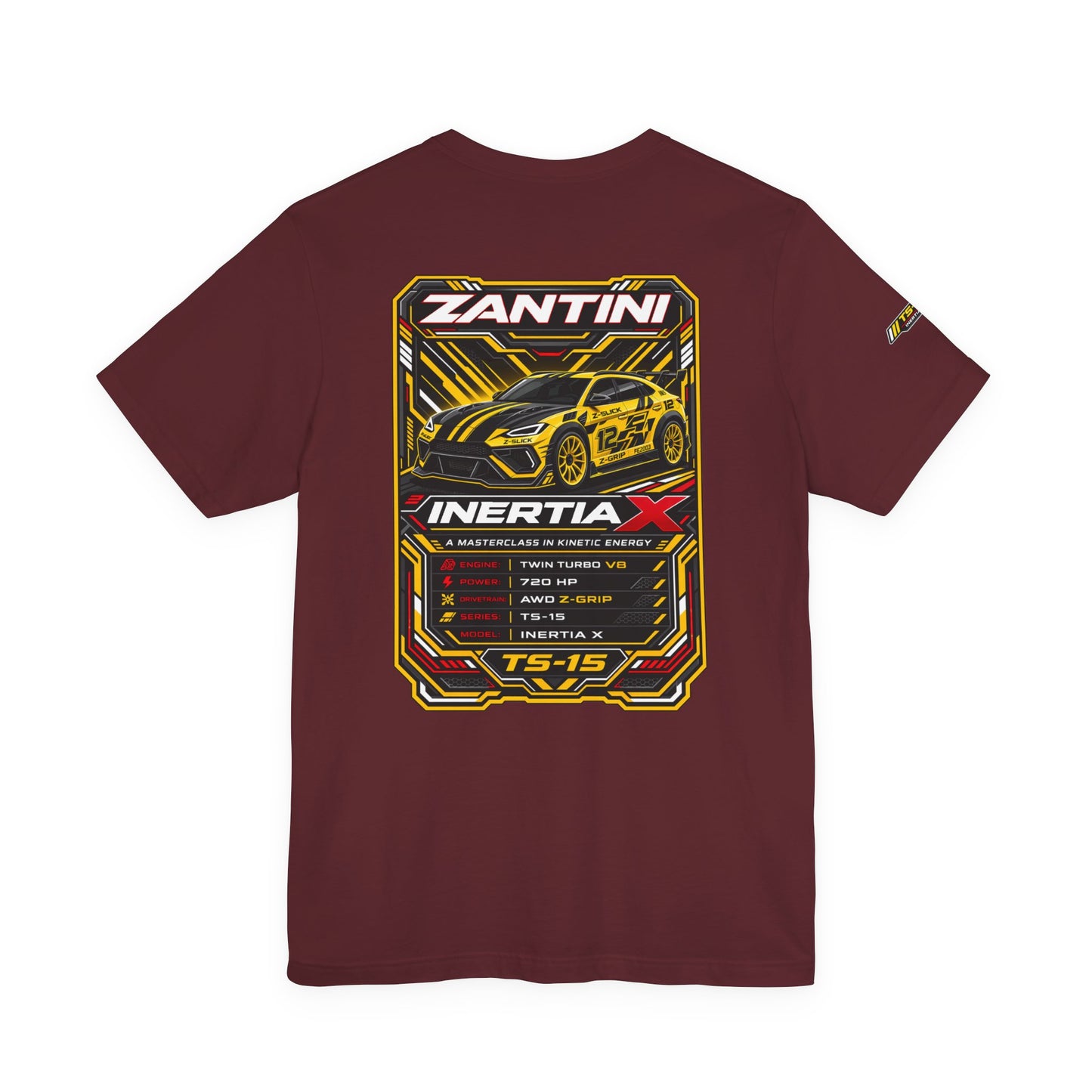 Zantini Inertia X TS-15 Hypercar Shirt | Motorsport Streetwear Performance Tee