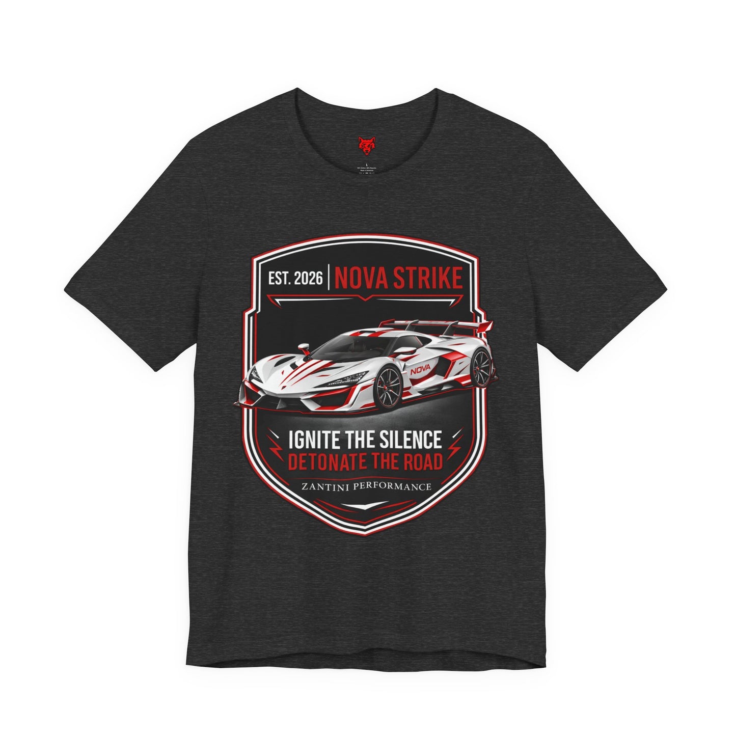 Nova Strike Hypercar T Shirt Zantini Racing Streetwear Motorsport Graphic Tee