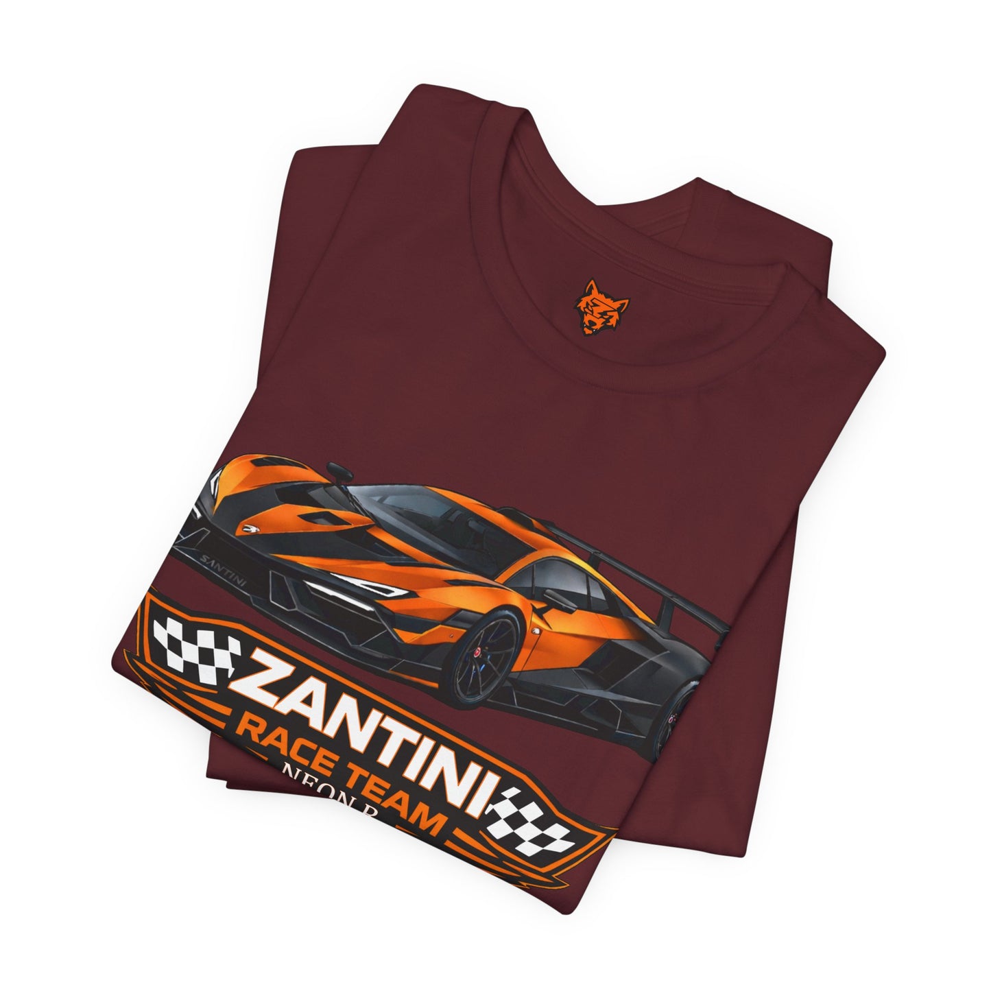ZANTINI Neon R Supercar T-Shirt – Premium Racing Streetwear Graphic Tee