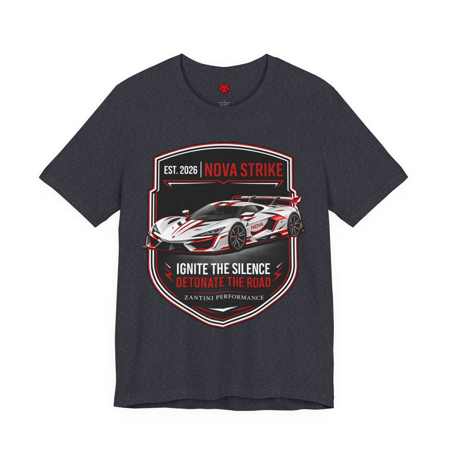 Nova Strike Hypercar T Shirt Zantini Racing Streetwear Motorsport Graphic Tee