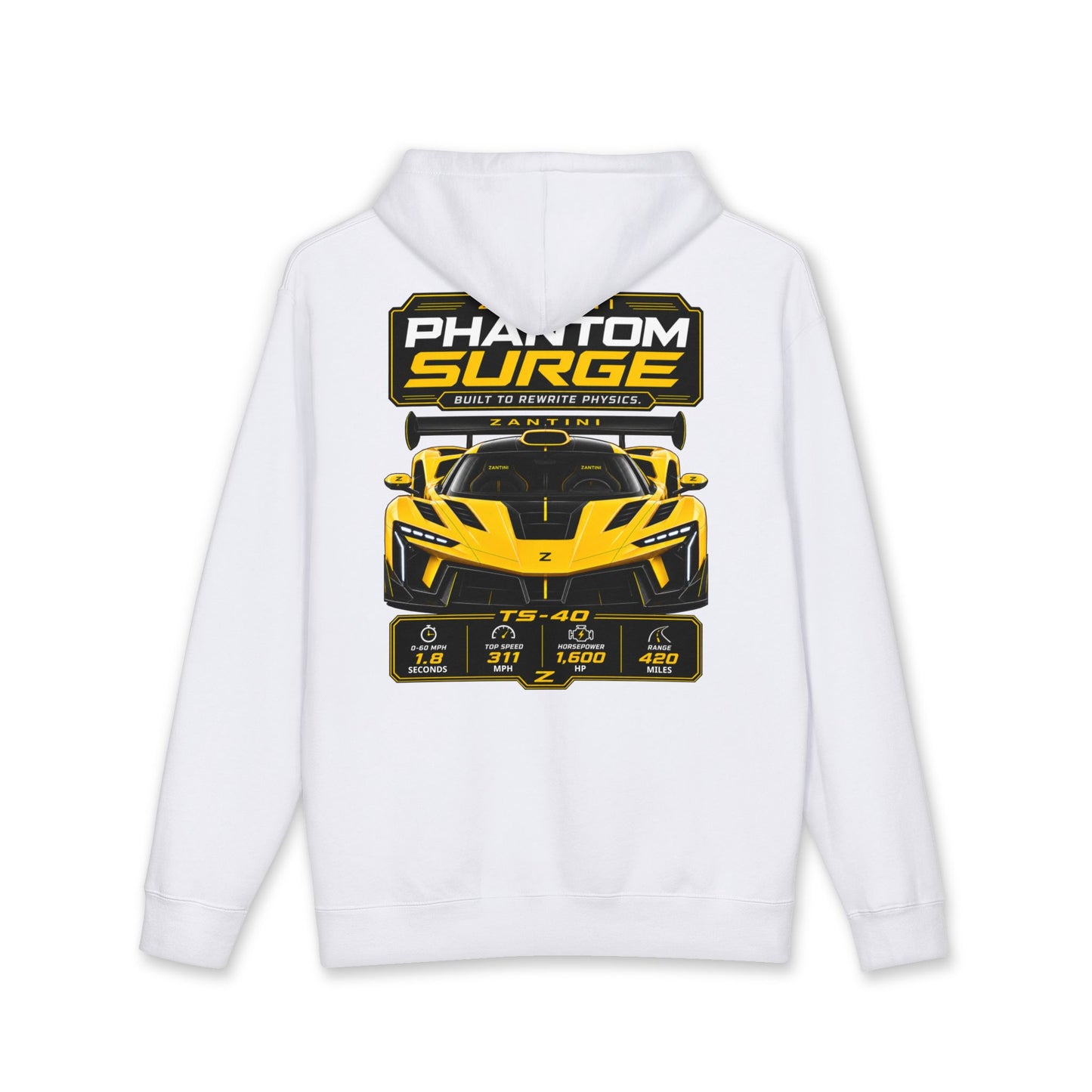 ZANTINI Phantom Surge TS-40 Premium Hypercar Hoodie