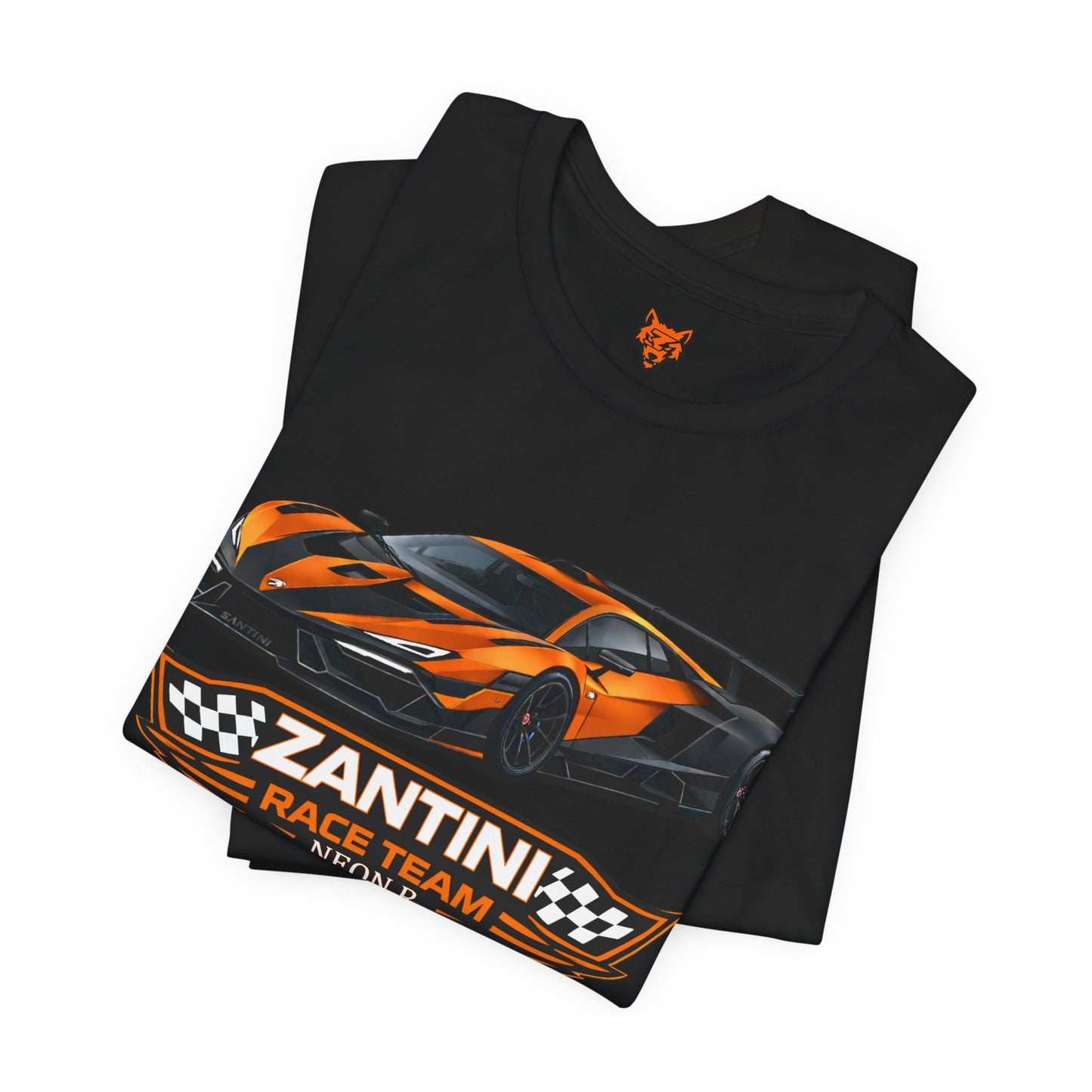 ZANTINI Neon R Supercar T-Shirt – Premium Racing Streetwear Graphic Tee