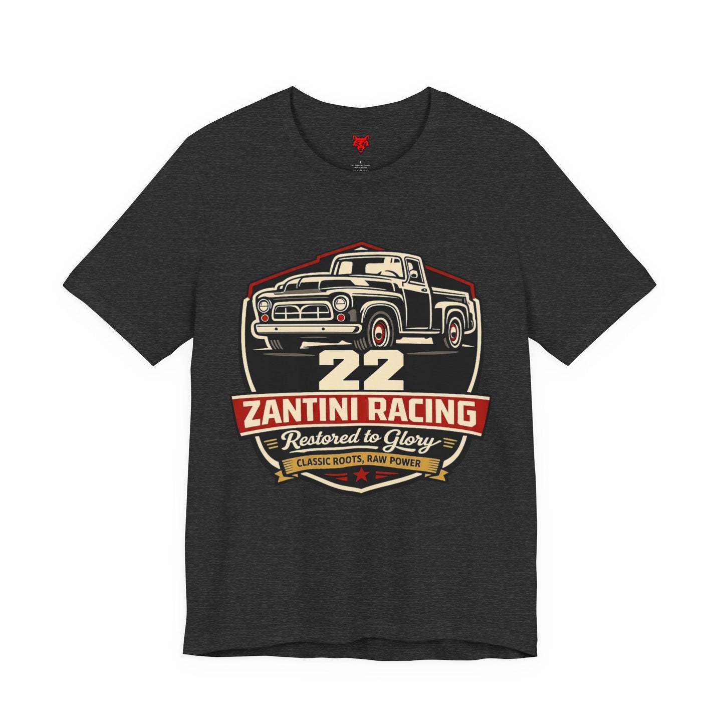 ZANTINI Racing Restored to Glory Vintage Truck T-Shirt – Classic Roots Raw Power