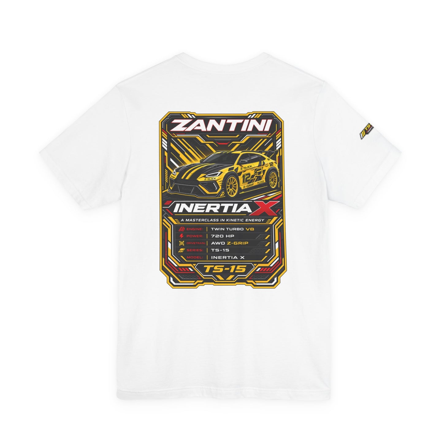 Zantini Inertia X TS-15 Hypercar Shirt | Motorsport Streetwear Performance Tee