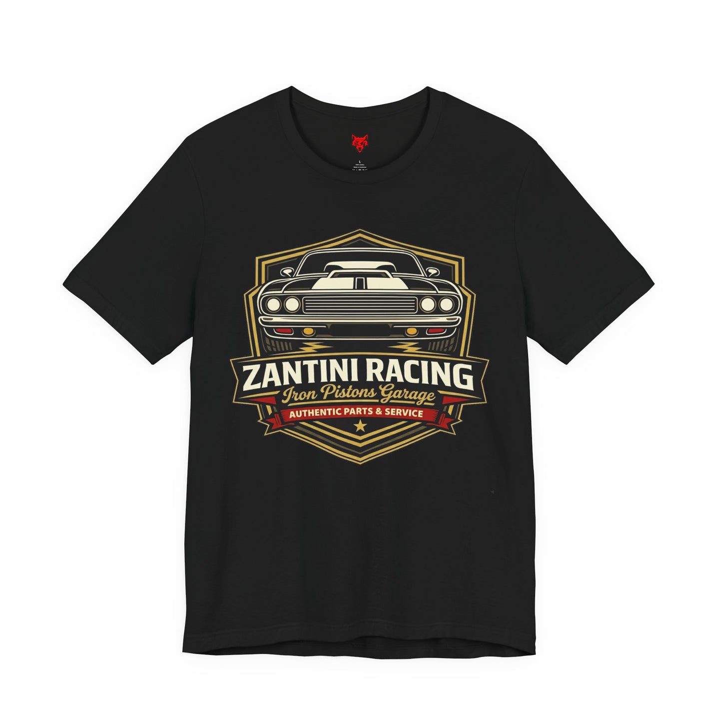 ZANTINI Racing Iron Pistons Garage T-Shirt – Authentic Parts & Service