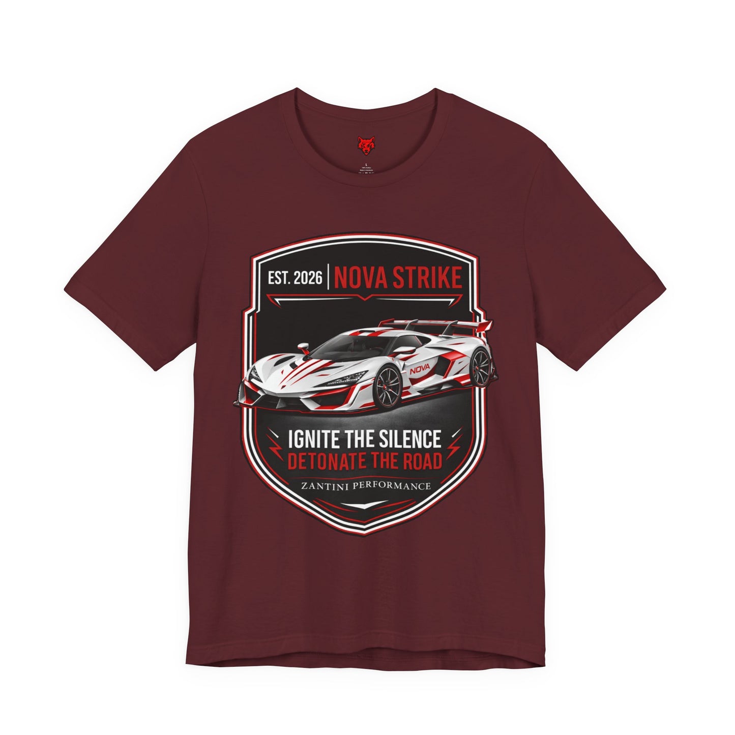 Nova Strike Hypercar T Shirt Zantini Racing Streetwear Motorsport Graphic Tee
