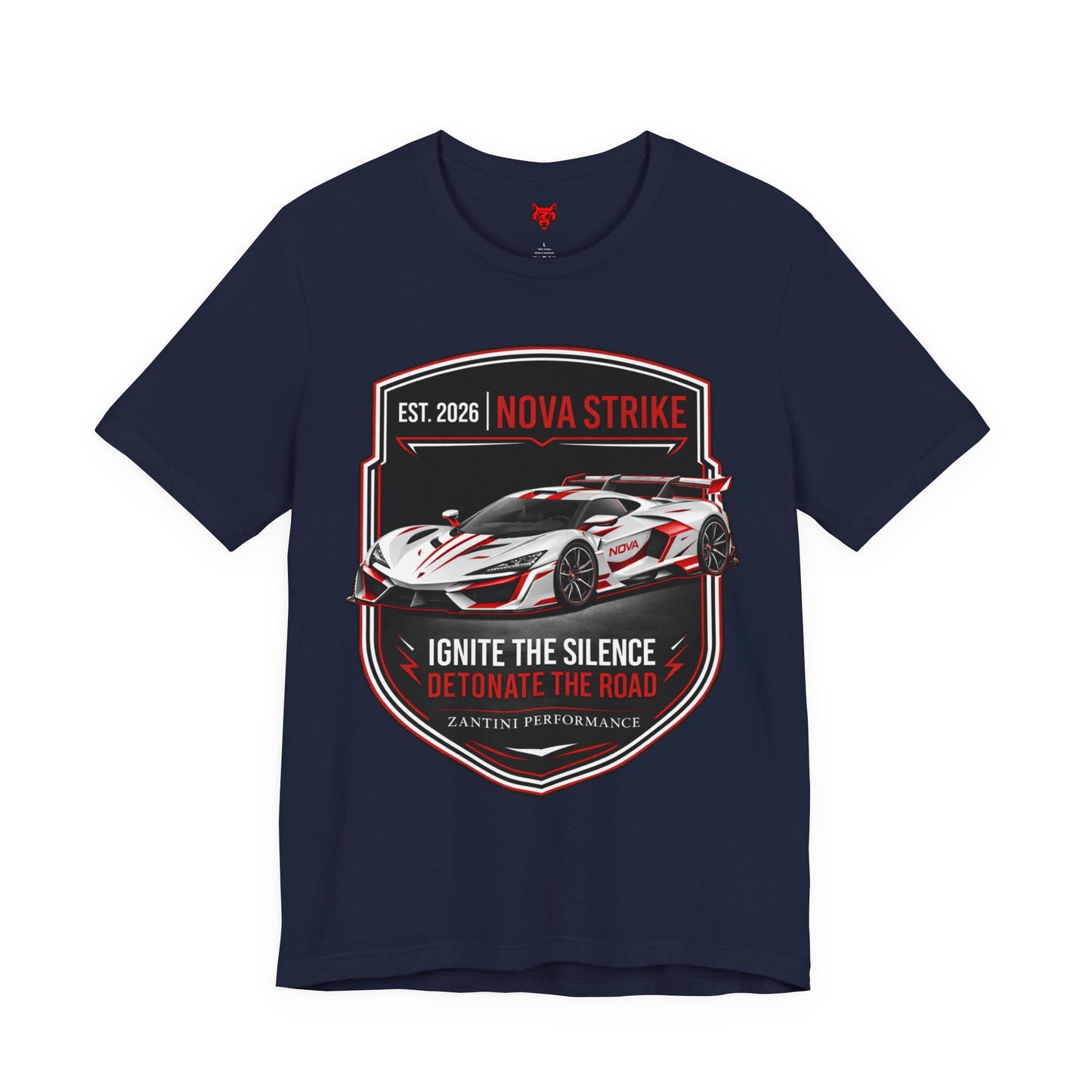 Nova Strike Hypercar T Shirt Zantini Racing Streetwear Motorsport Graphic Tee