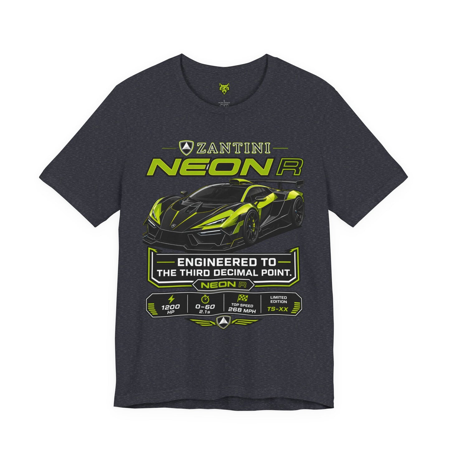 ZANTINI Neon R Motorsport Graphic T-Shirt – Engineered to the Third Decimal Point