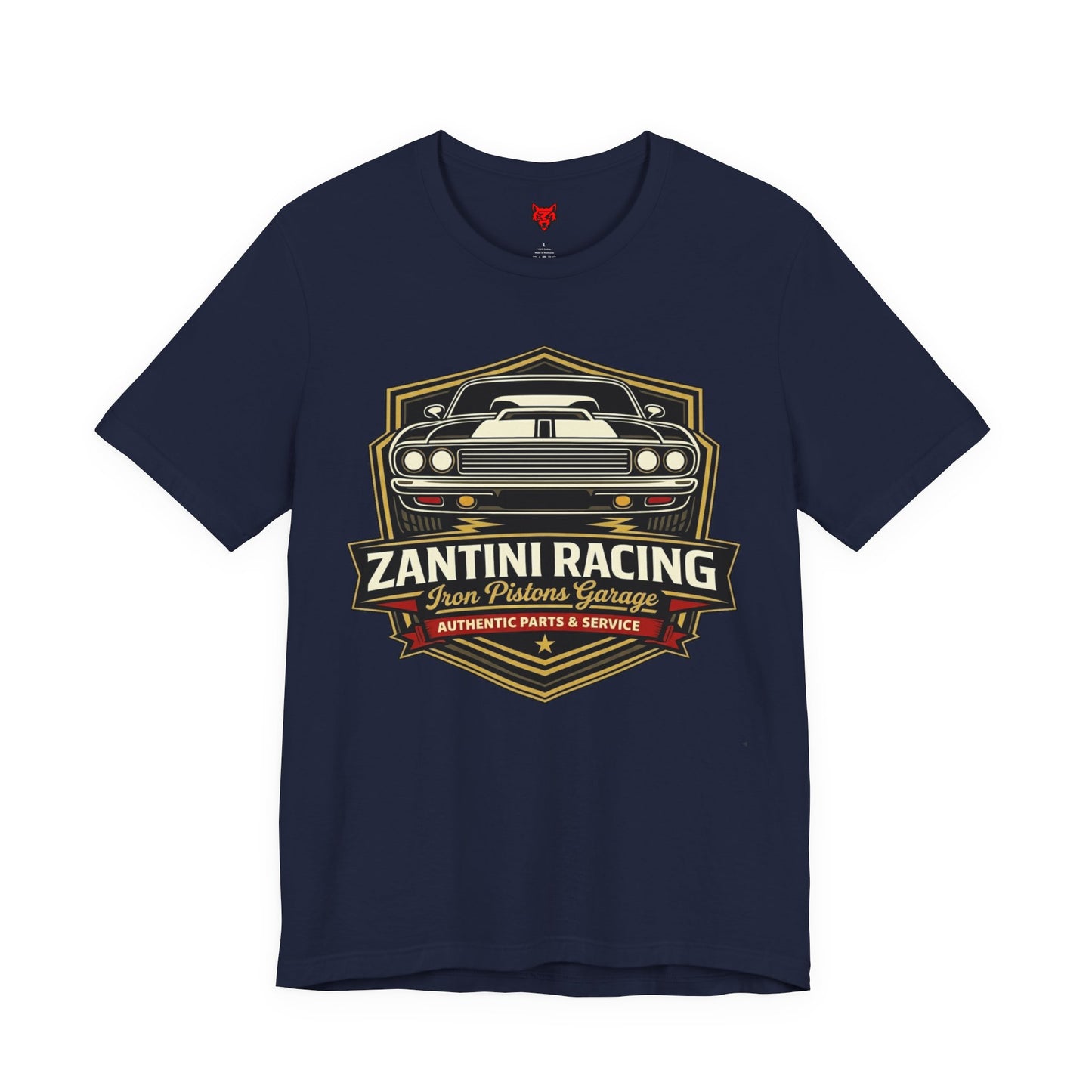 ZANTINI Racing Iron Pistons Garage T-Shirt – Authentic Parts & Service