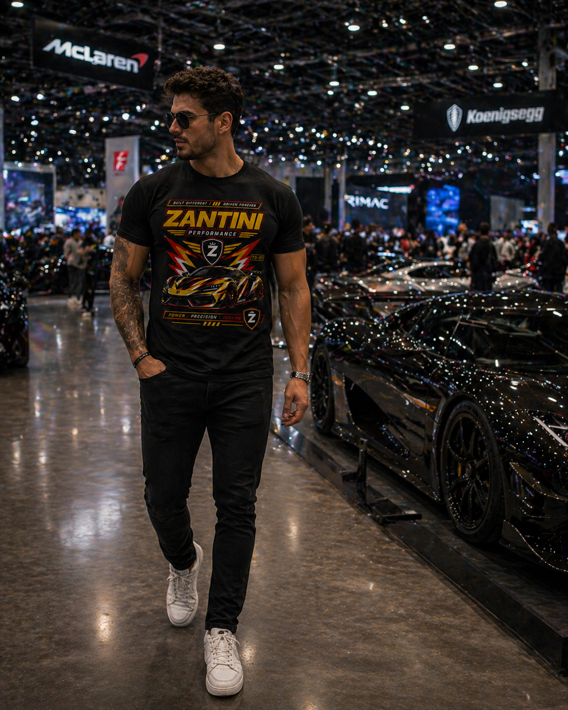 ZANTINI TS-31 Performance Tee – Hypercar Graphic Shirt