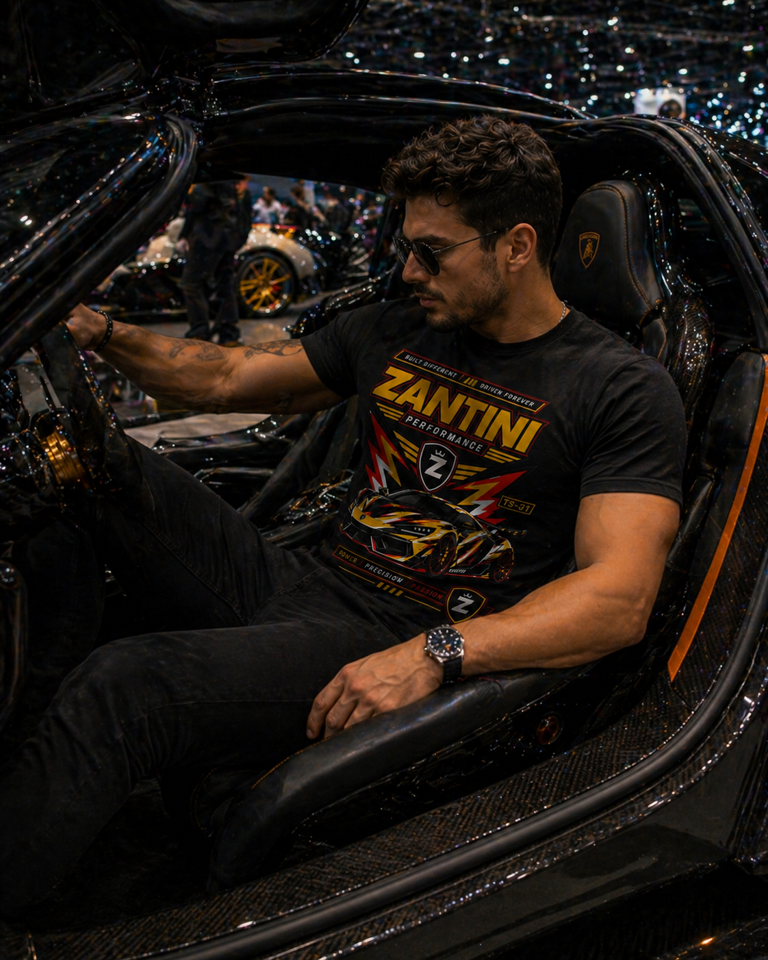 ZANTINI TS-31 Performance Tee – Hypercar Graphic Shirt