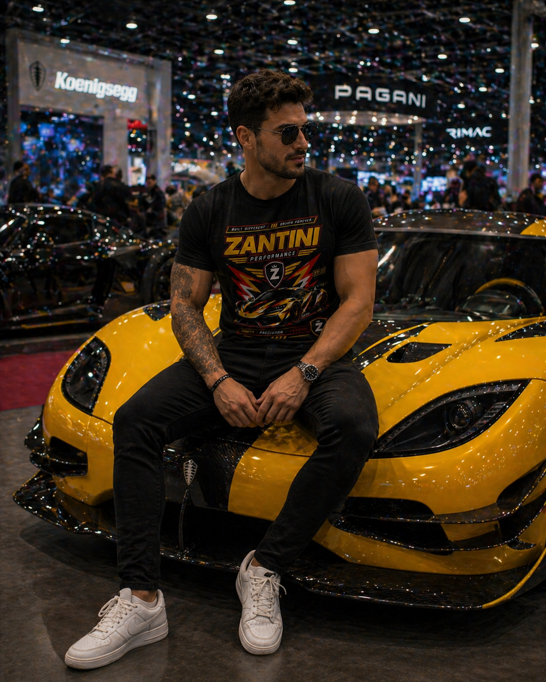ZANTINI TS-31 Performance Tee – Hypercar Graphic Shirt