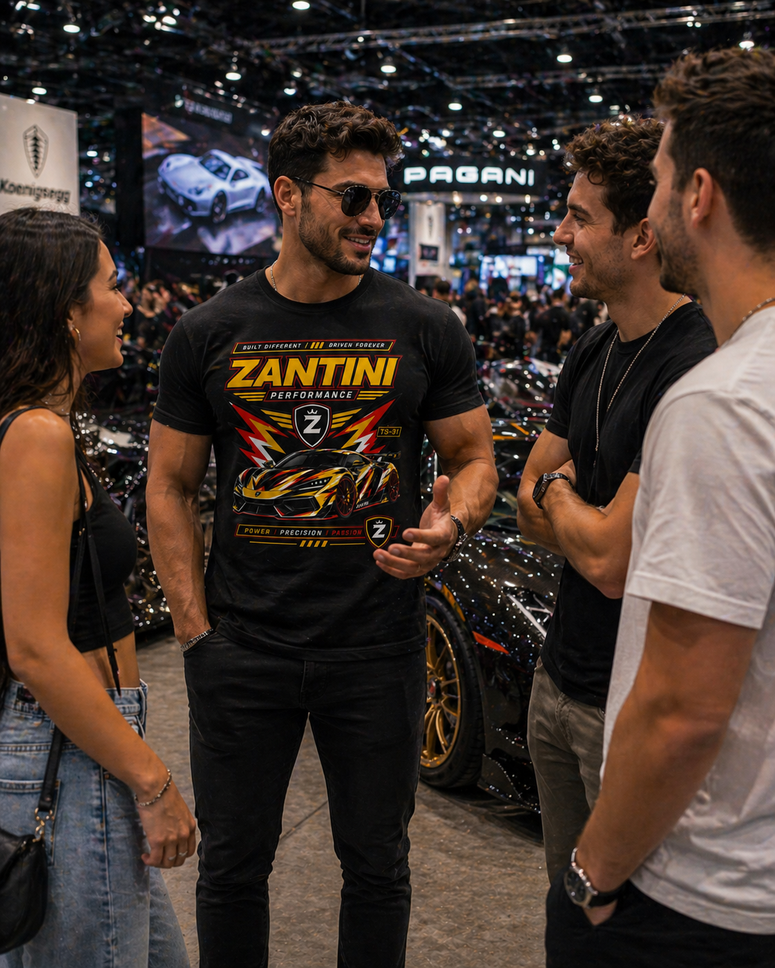 ZANTINI TS-31 Performance Tee – Hypercar Graphic Shirt