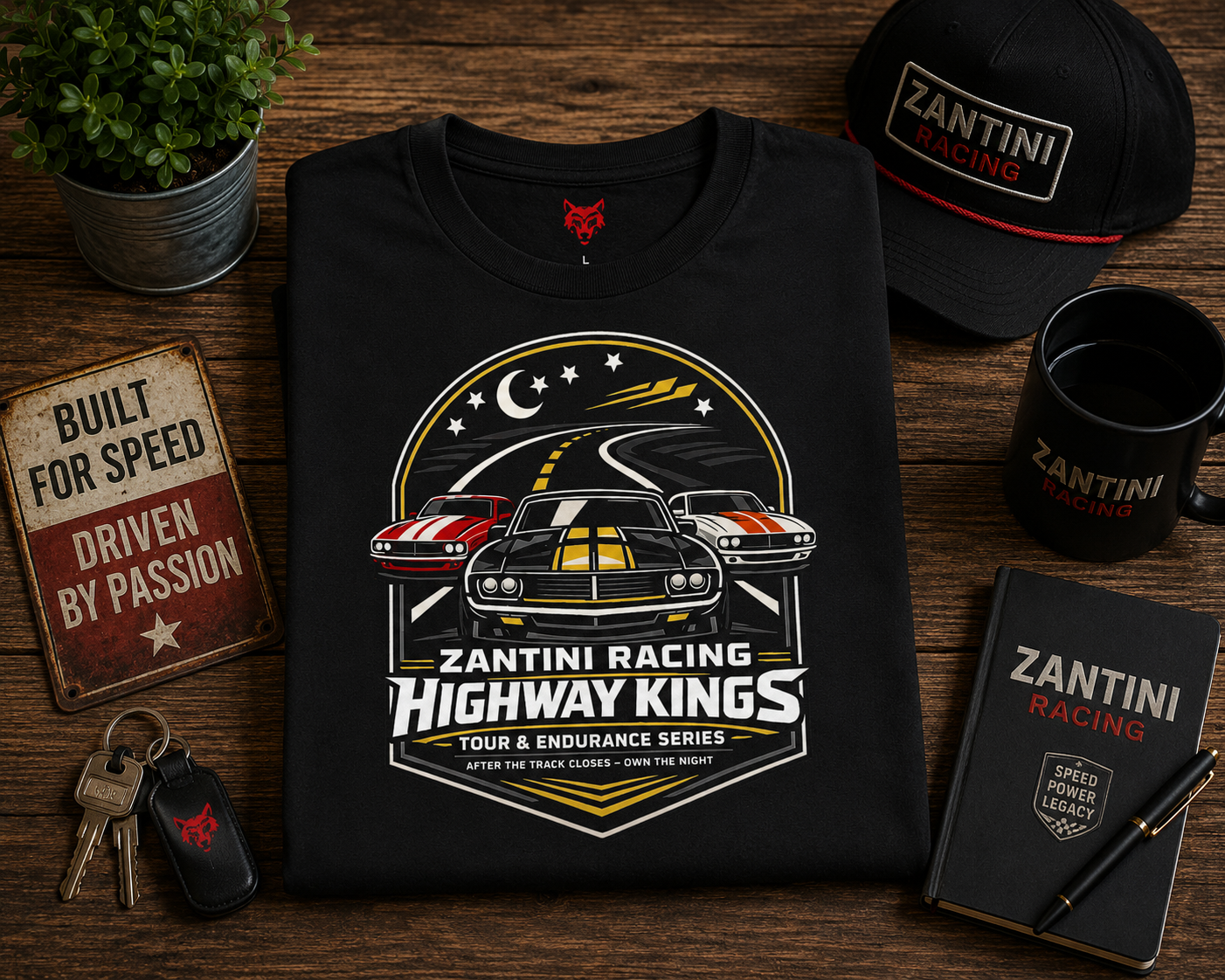 ZANTINI Racing Highway Kings T-Shirt – Tour & Endurance Series