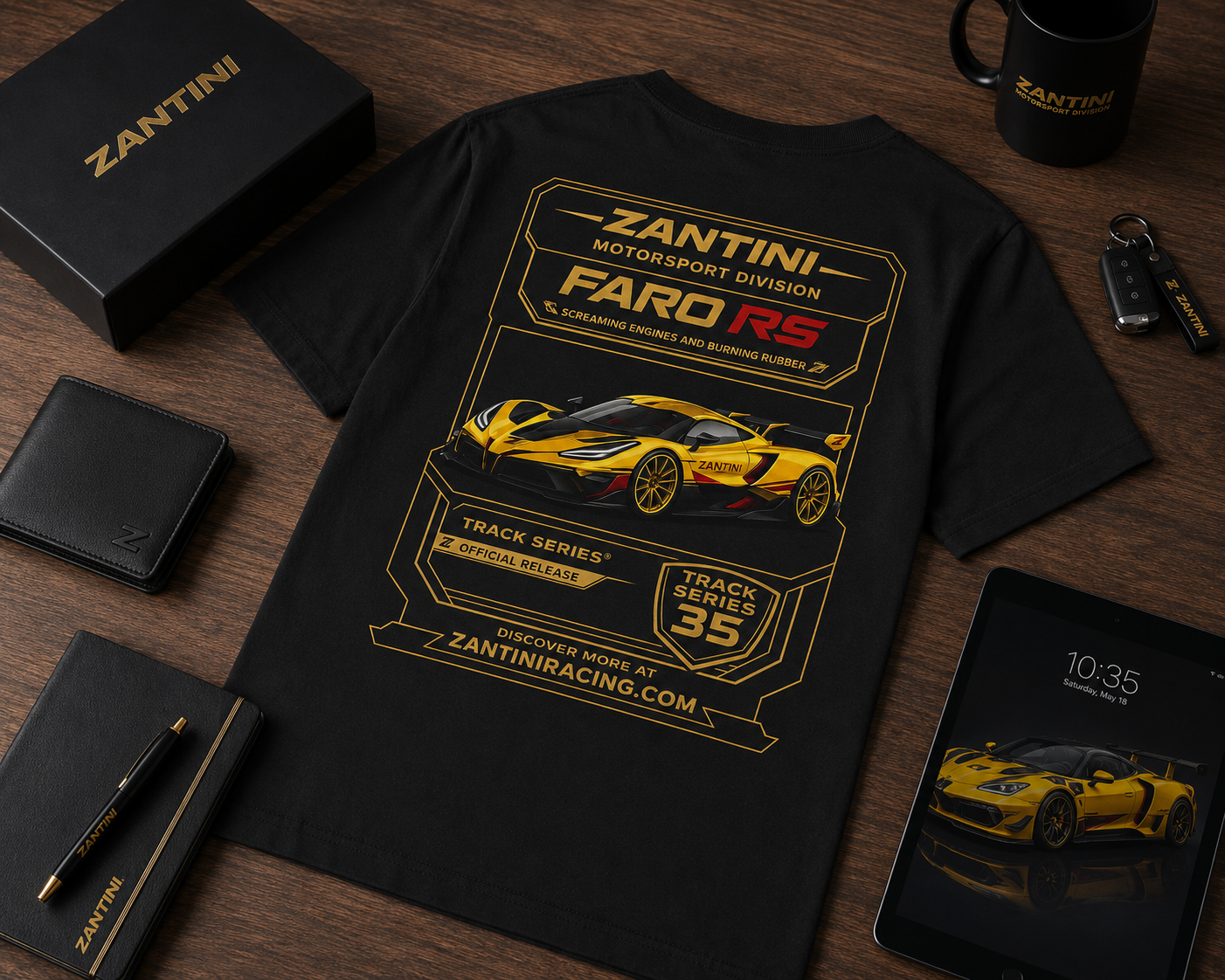 ZANTINI Faro RS TS-35 Motorsport Division T-Shirt