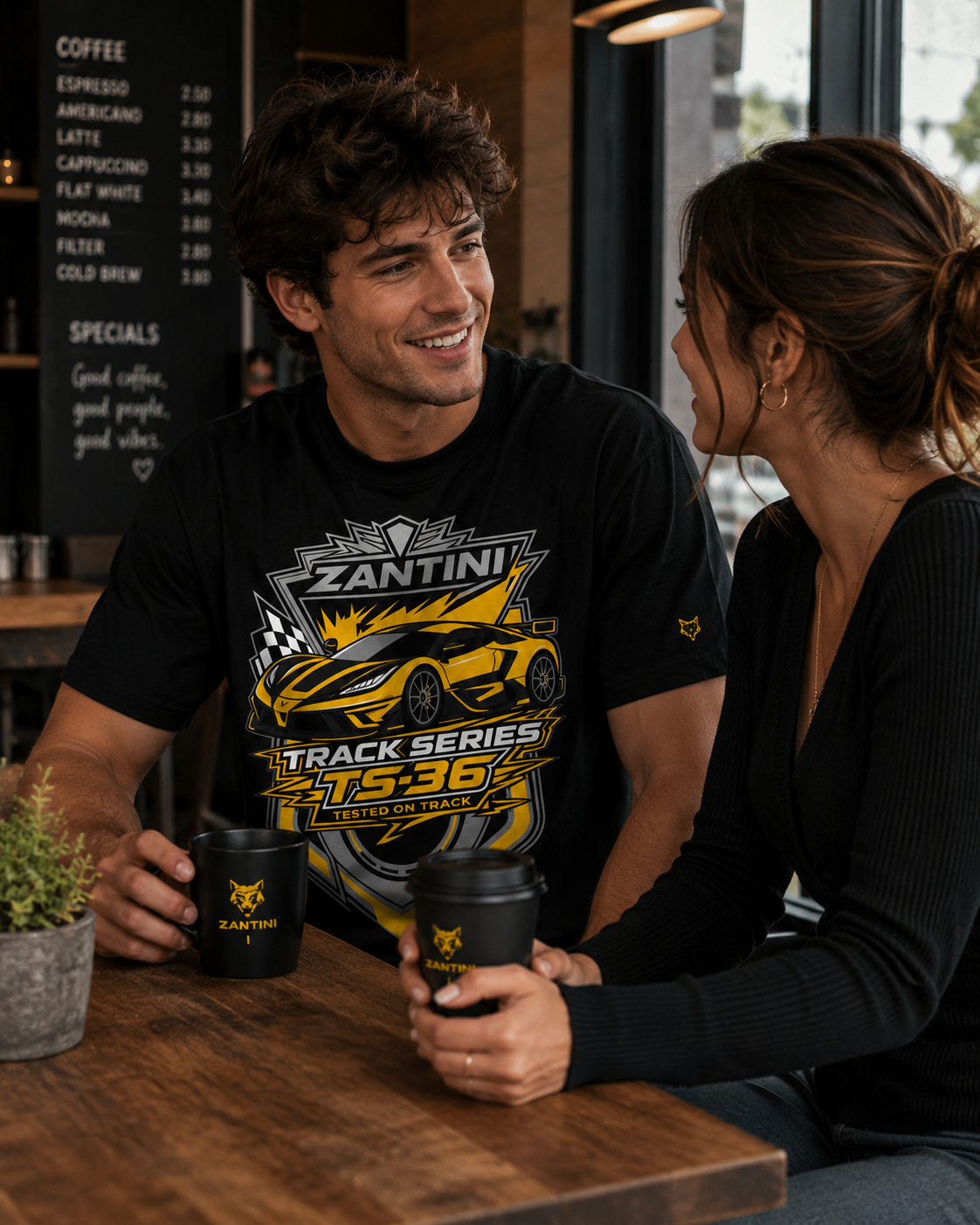 ZANTINI TS-36 Track Series Hypercar Motorsport Graphic T-Shirt