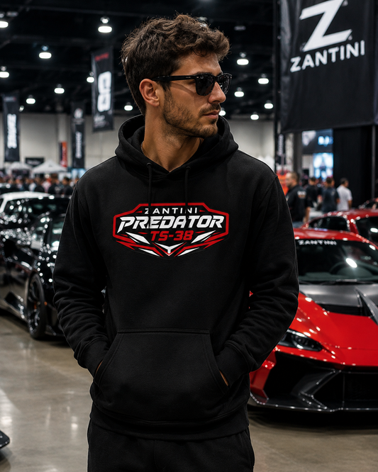 ZANTINI Predator TS-38 Hoodie — Luxury Motorsport Streetwear