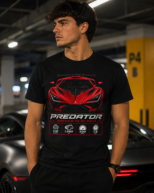 ZANTINI Predator TS-38 T-Shirt — Luxury Motorsport Streetwear