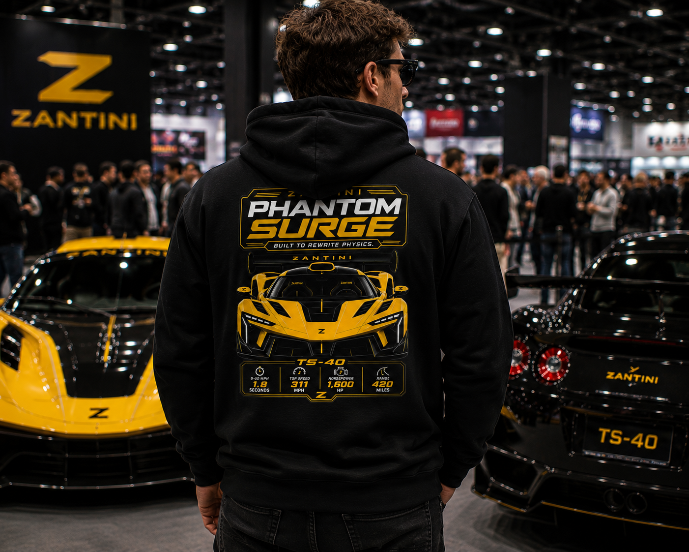 ZANTINI Phantom Surge TS-40 Premium Hypercar Hoodie
