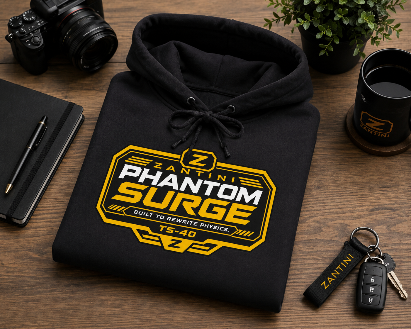 ZANTINI Phantom Surge TS-40 Premium Hypercar Hoodie