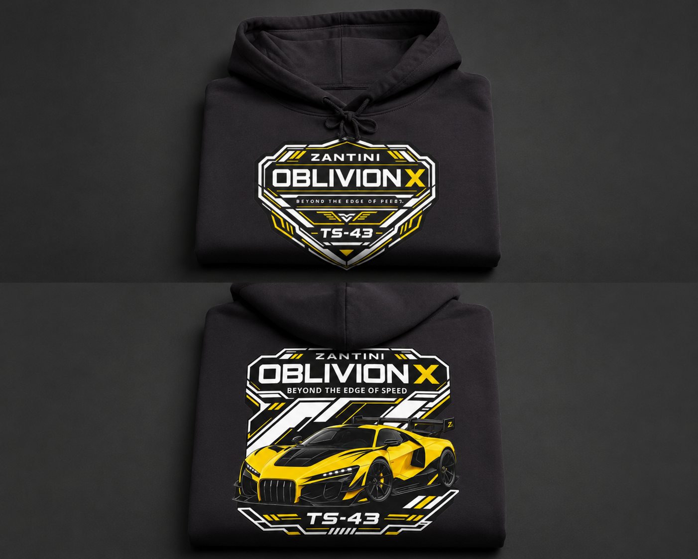 ZANTINI™ OBLIVION X TS-43 Premium Automotive Hoodie