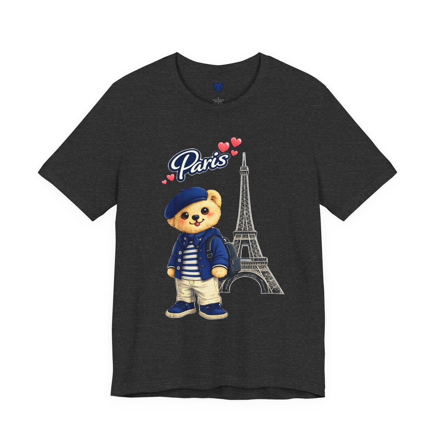 Paris Teddy Bear Shirt – Cute Paris Graphic Tee – Eiffel Tower Travel Shirt – French Bear T-Shirt – Paris Lover Gift