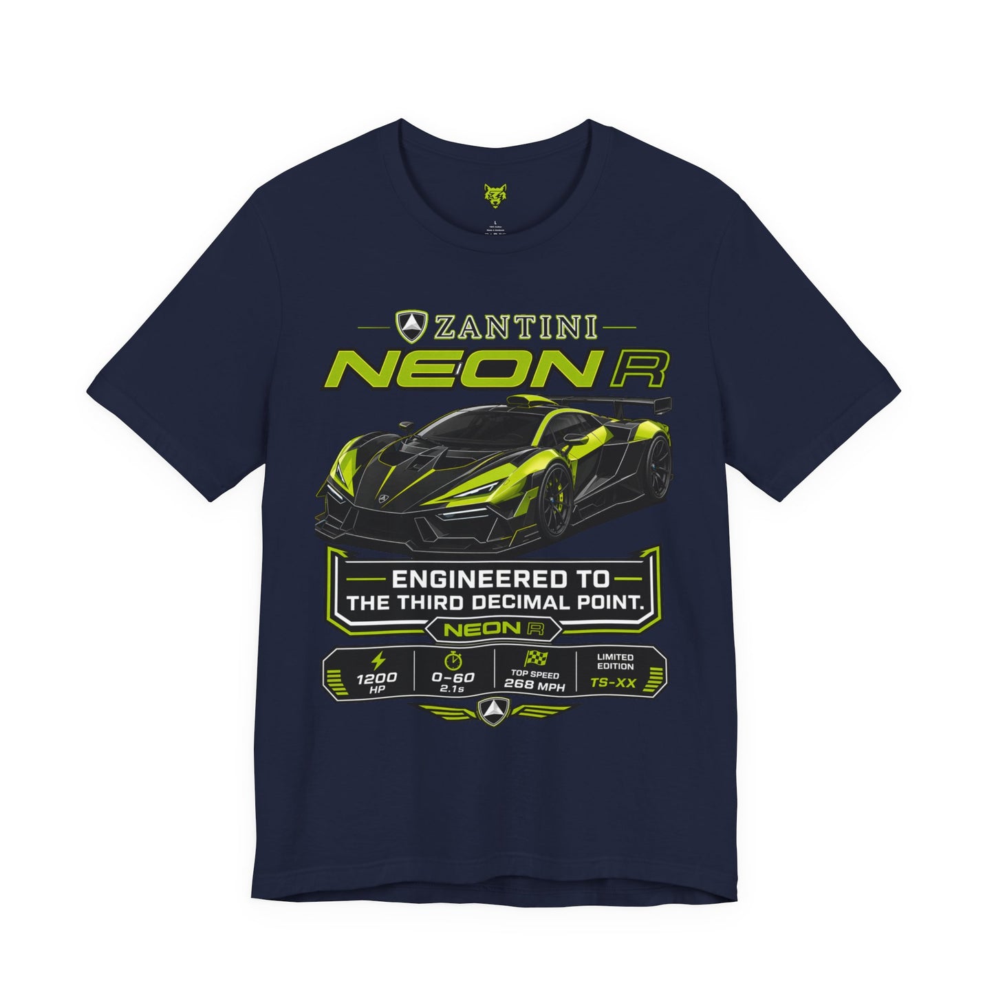 ZANTINI Neon R Motorsport Graphic T-Shirt – Engineered to the Third Decimal Point