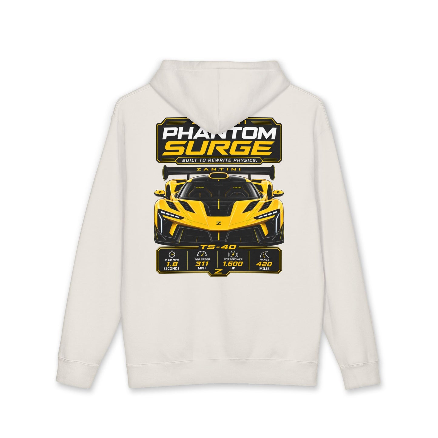 ZANTINI Phantom Surge TS-40 Premium Hypercar Hoodie