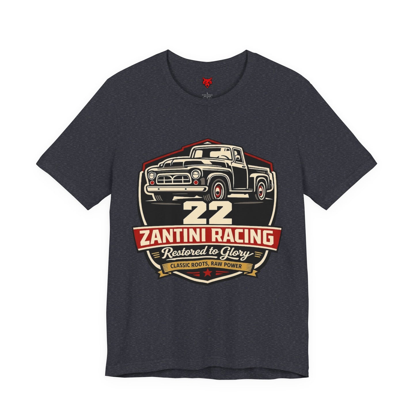 ZANTINI Racing Restored to Glory Vintage Truck T-Shirt – Classic Roots Raw Power