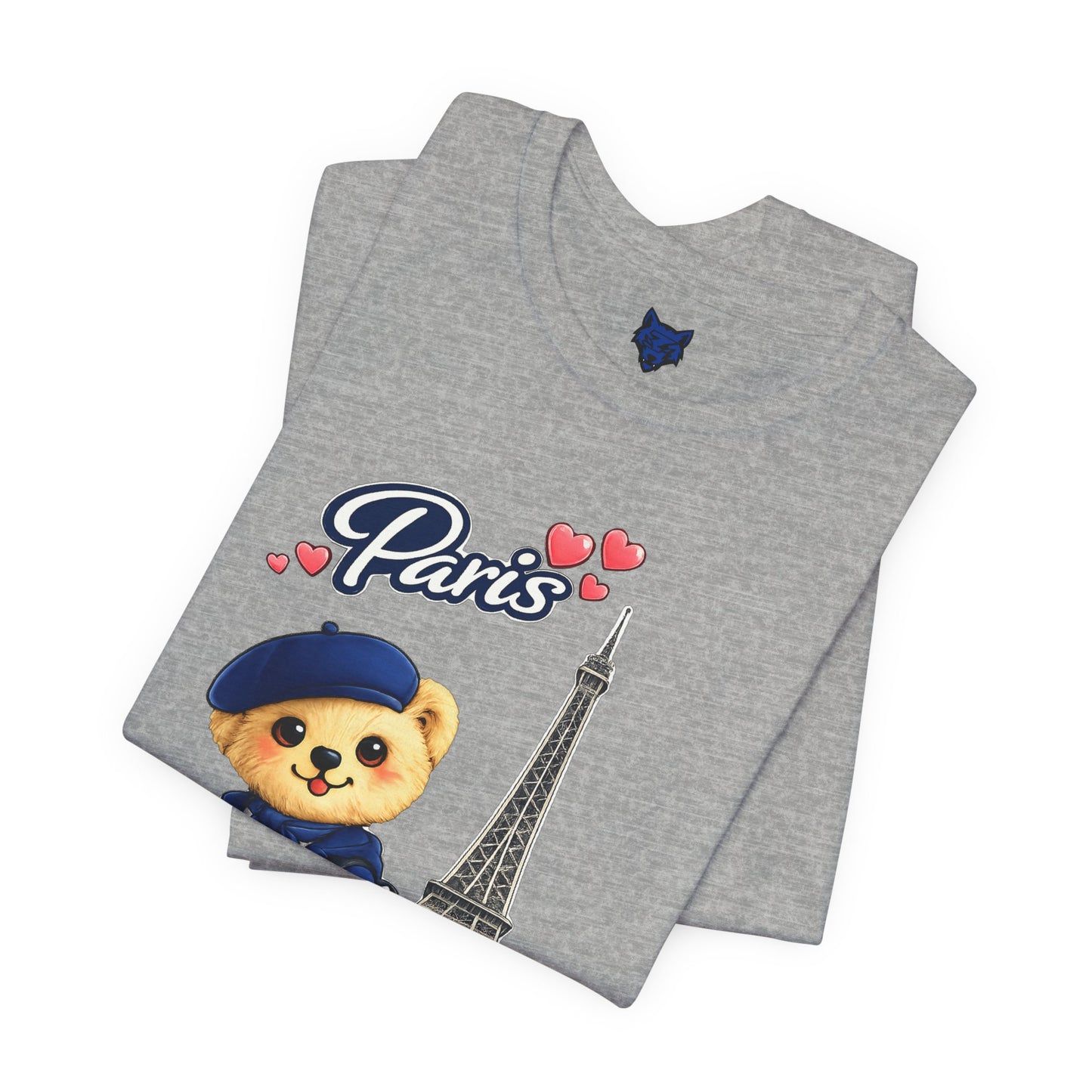 Paris Teddy Bear Shirt – Cute Paris Graphic Tee – Eiffel Tower Travel Shirt – French Bear T-Shirt – Paris Lover Gift
