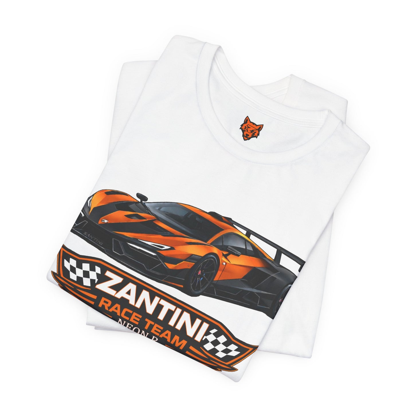 ZANTINI Neon R Supercar T-Shirt – Premium Racing Streetwear Graphic Tee