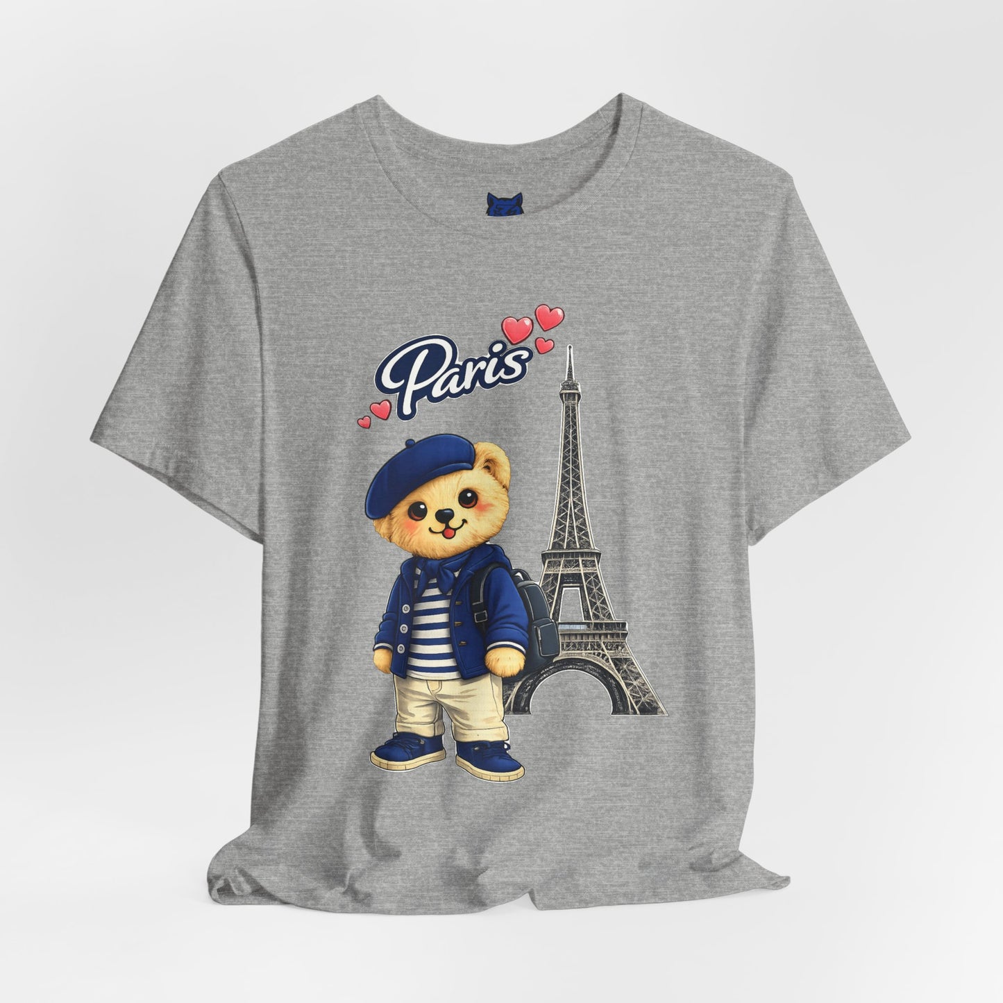 Paris Teddy Bear Shirt – Cute Paris Graphic Tee – Eiffel Tower Travel Shirt – French Bear T-Shirt – Paris Lover Gift