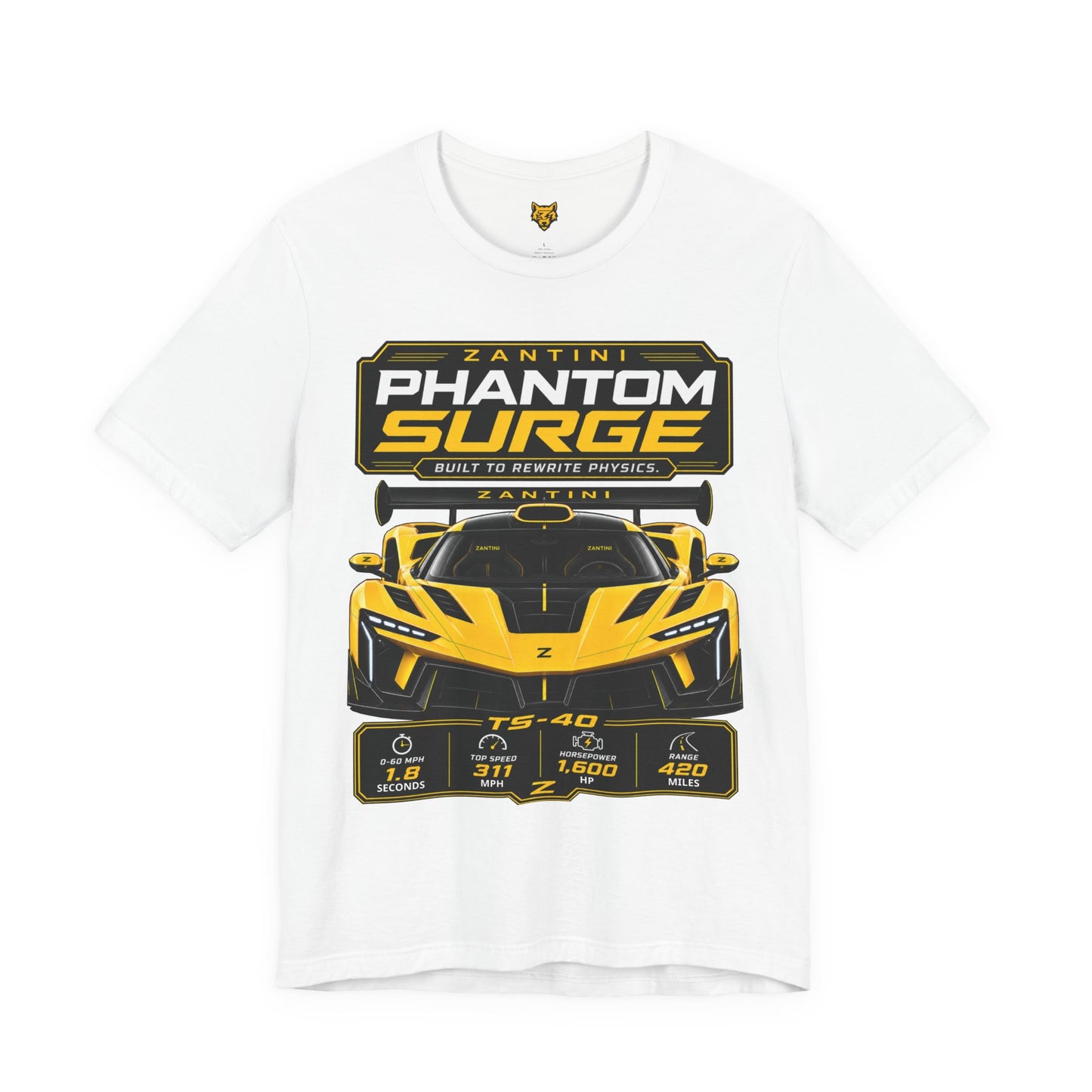 ZANTINI Phantom Surge TS-40 Hypercar T-Shirt