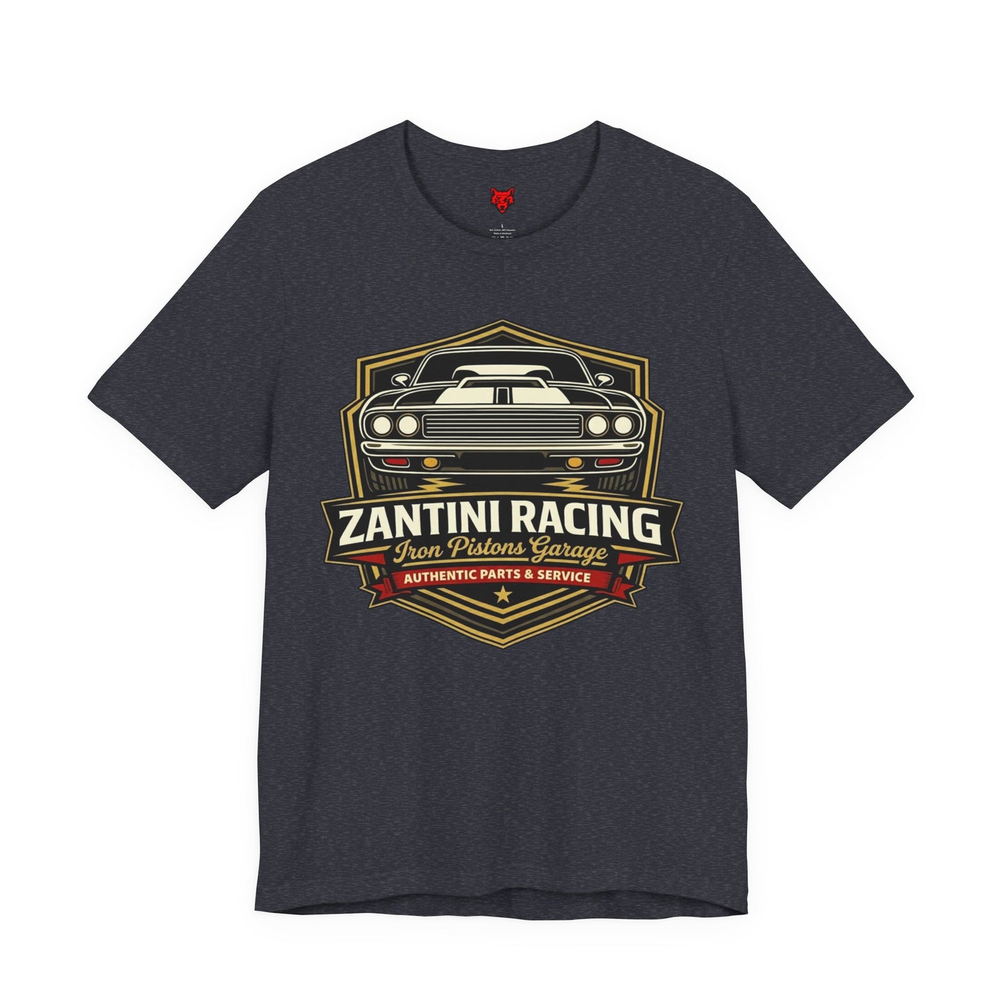 ZANTINI Racing Iron Pistons Garage T-Shirt – Authentic Parts & Service
