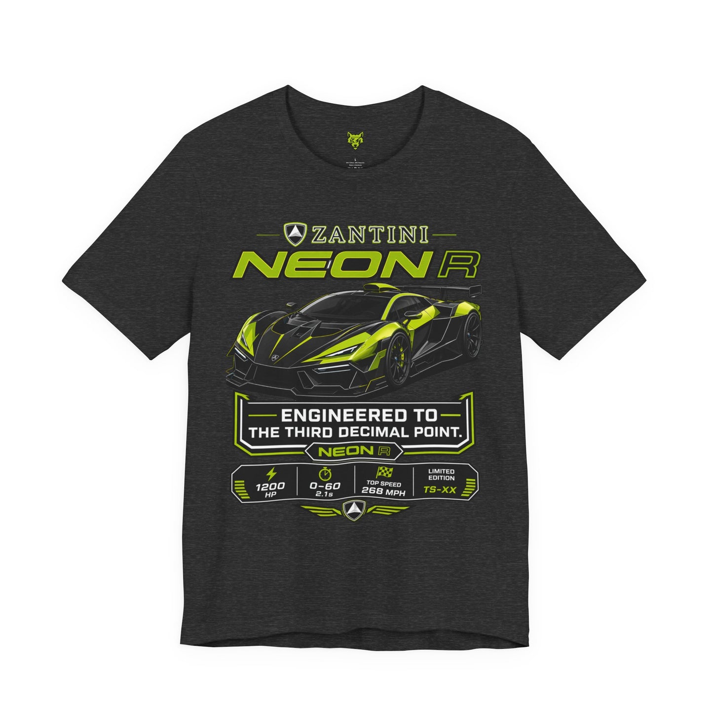ZANTINI Neon R Motorsport Graphic T-Shirt – Engineered to the Third Decimal Point
